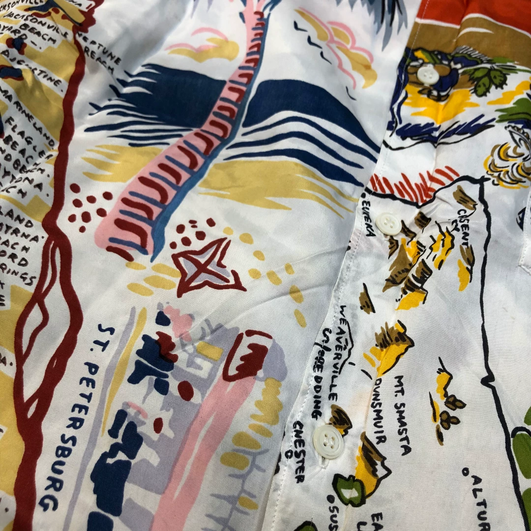 Comme des Garçons 91SS Silk Scarf Shirt — label