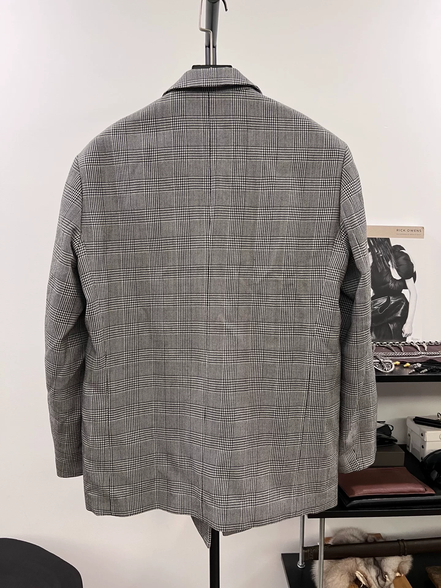 Vetements Houndstooth Oversized Blazer M — front