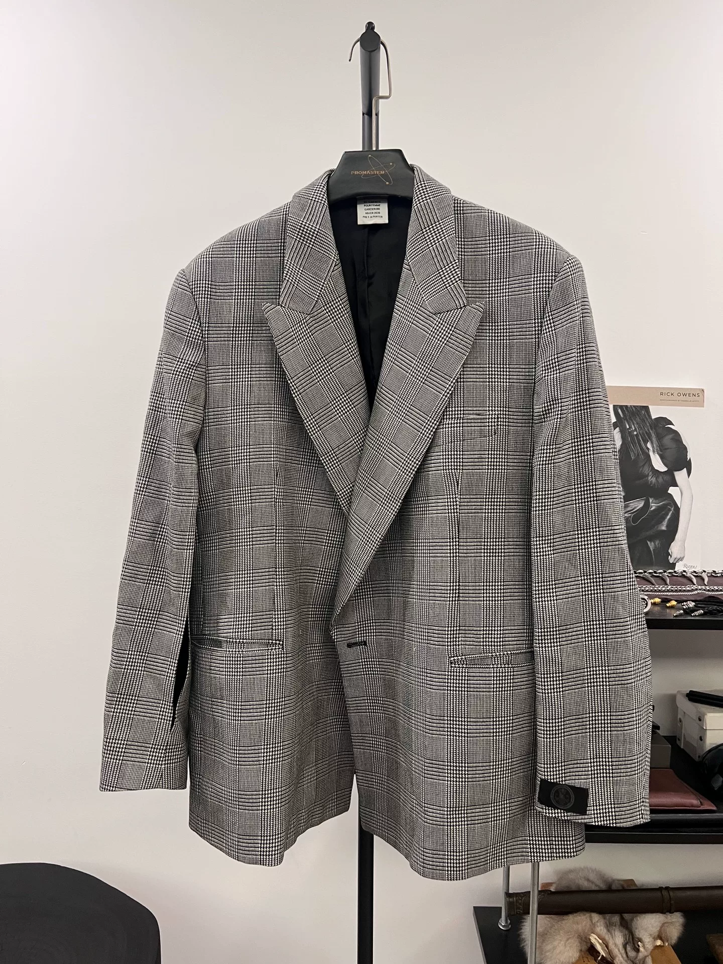 Vetements Houndstooth Oversized Blazer M