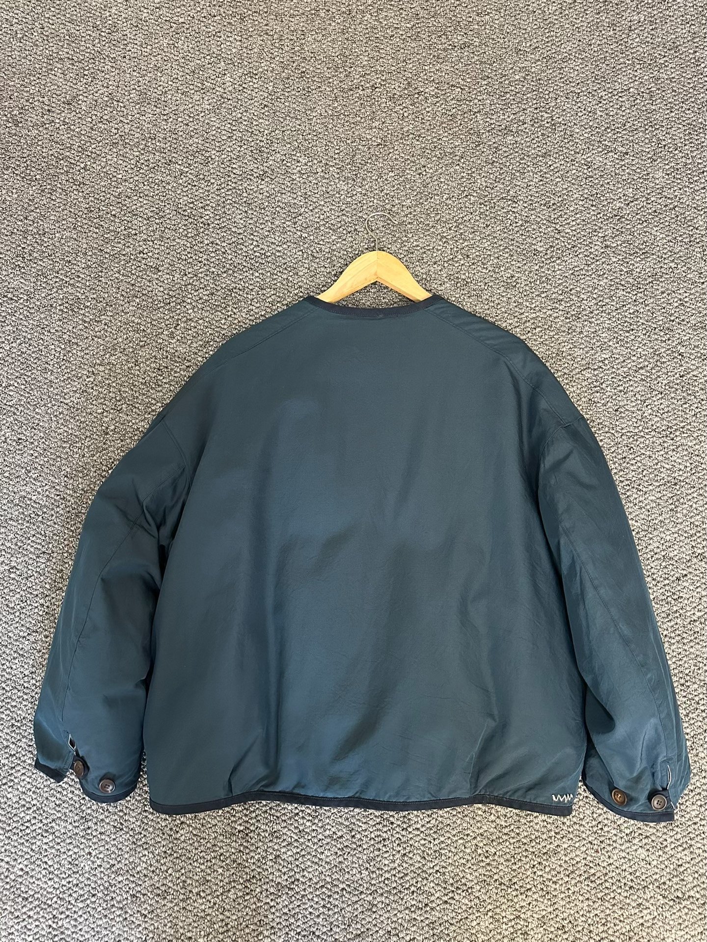 visvim wmw reversible oversized down jacket — detail
