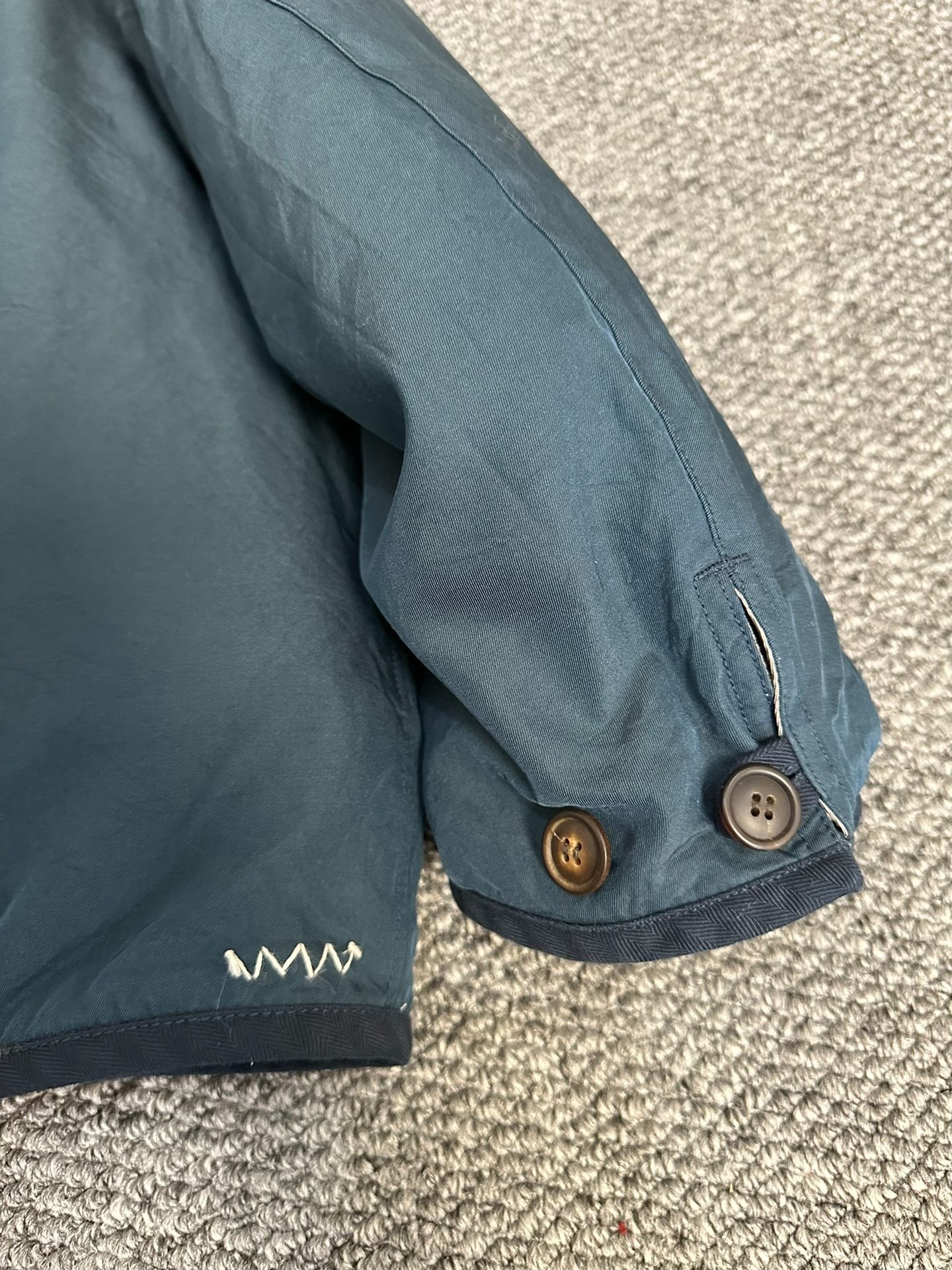 visvim wmw reversible oversized down jacket — back