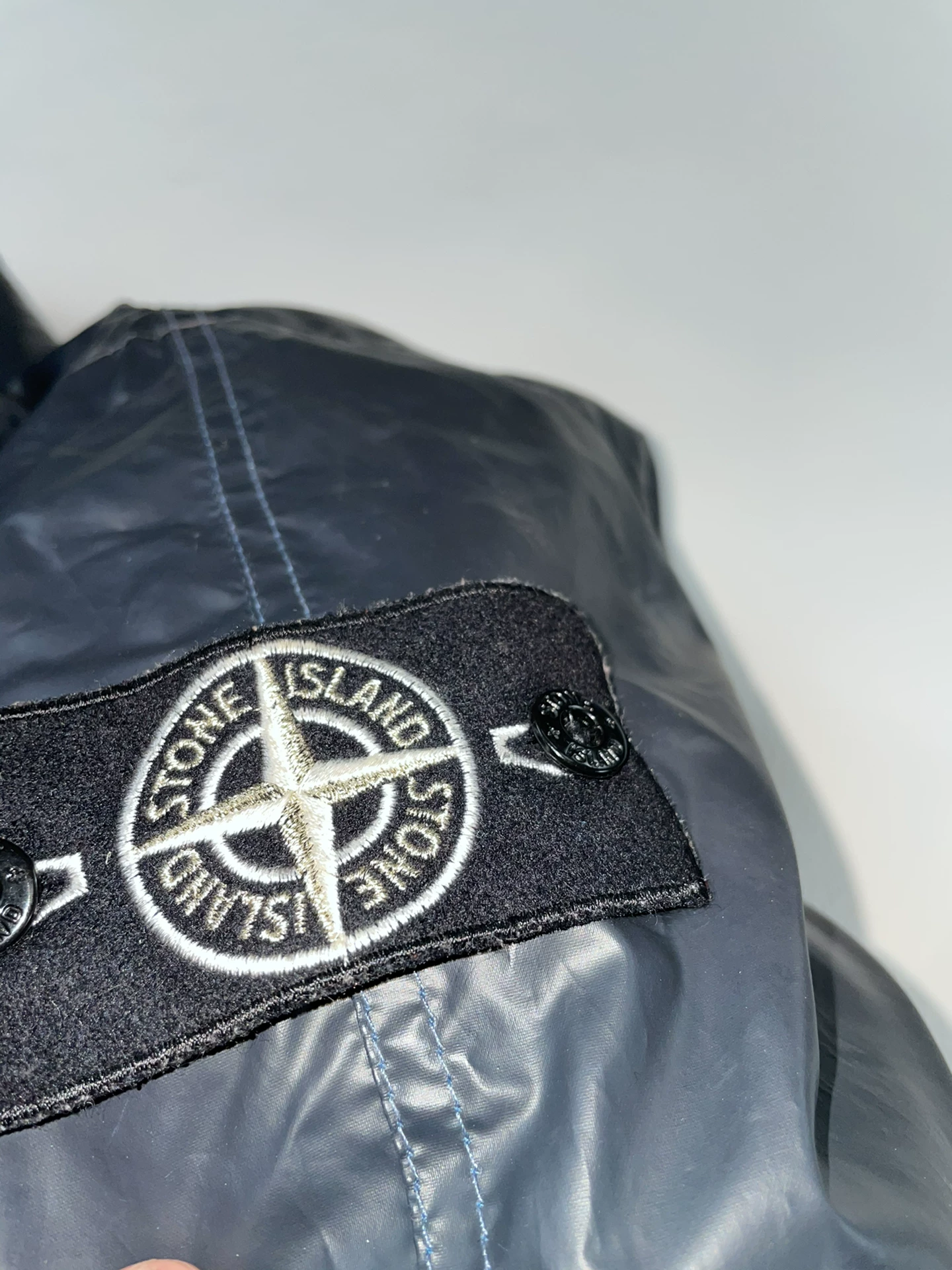 Stone Island ICE Down Hooded Jacket — back