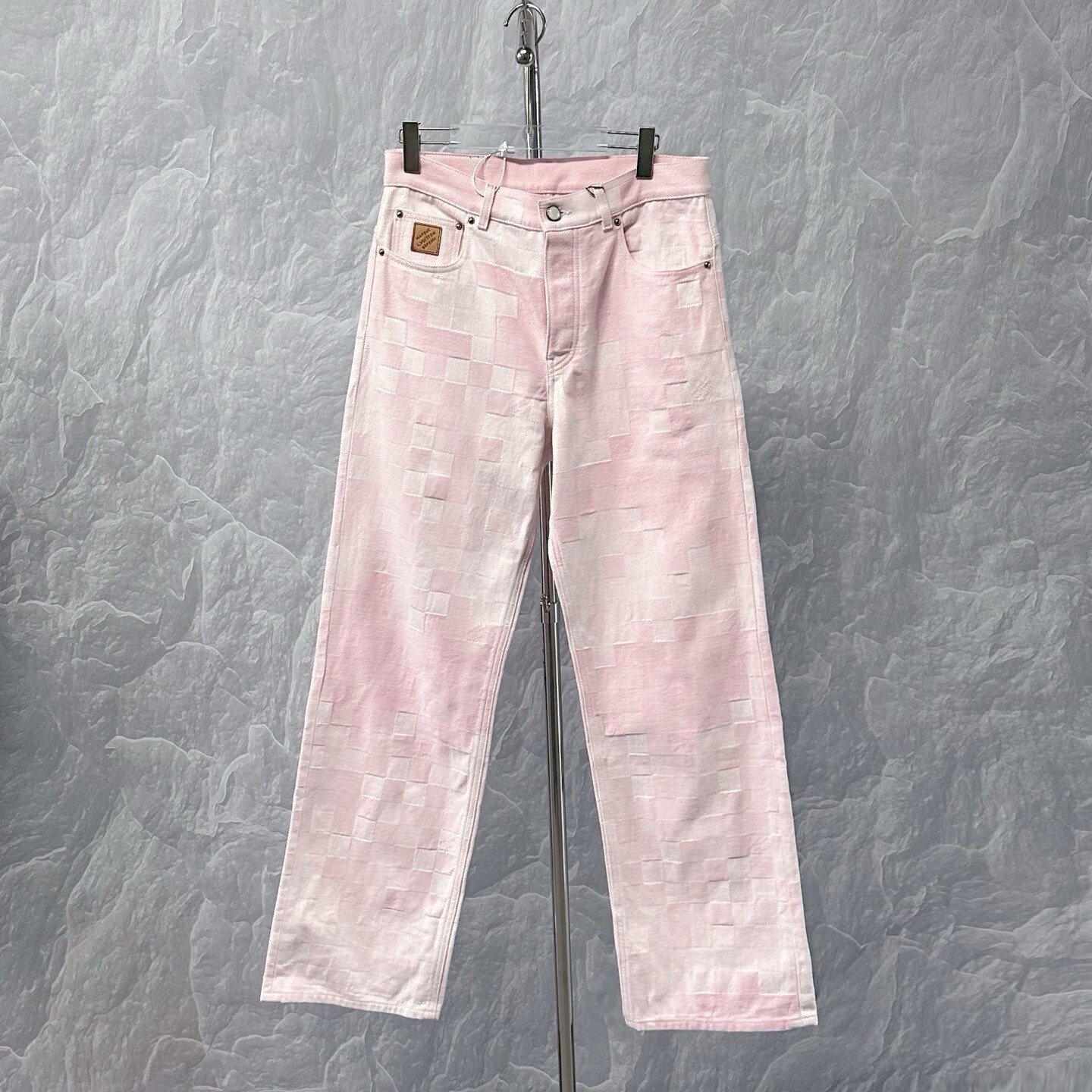 Louis Vuitton Nigo FW25 Check Denim Pants