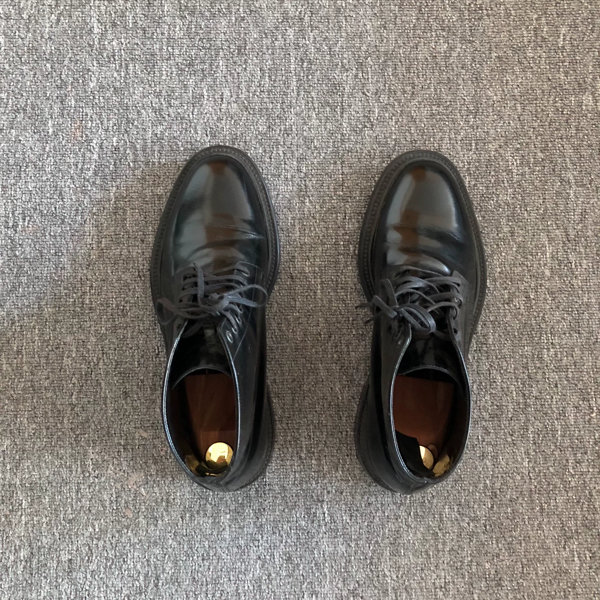YSL Black Patent Leather High-Top Boots — front