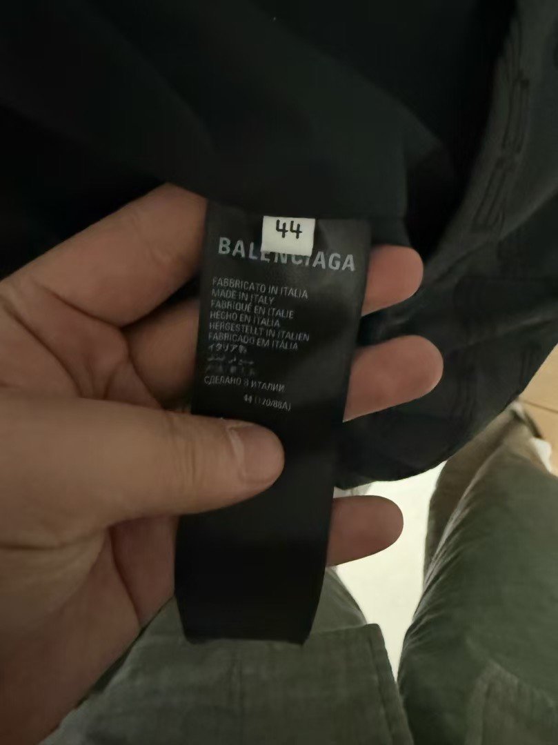 Balenciaga All-Over Print Lock Closure Puffer — back