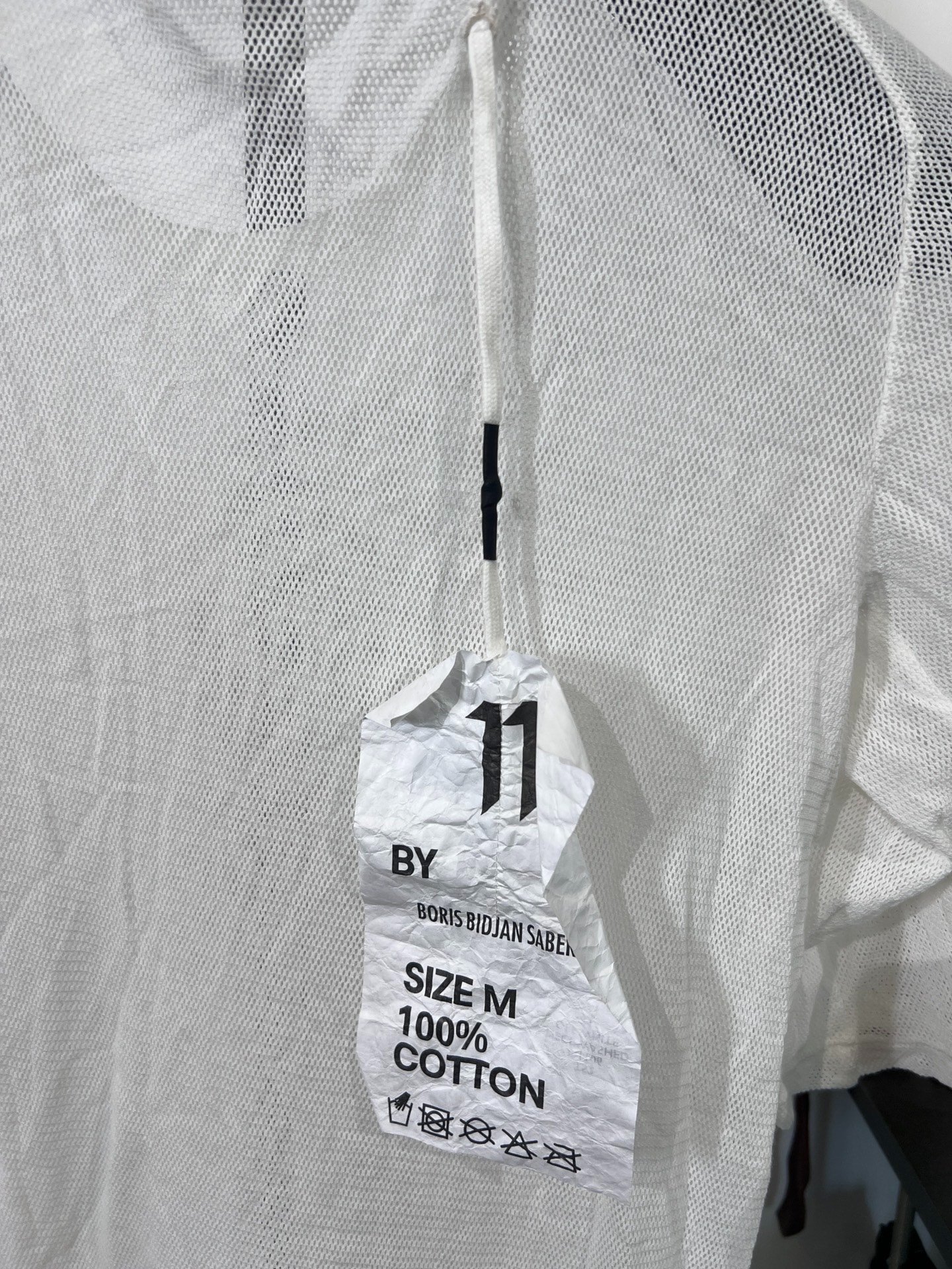 Boris Bidjan Saberi 11by bbs TS2F Mesh T-shirt — back