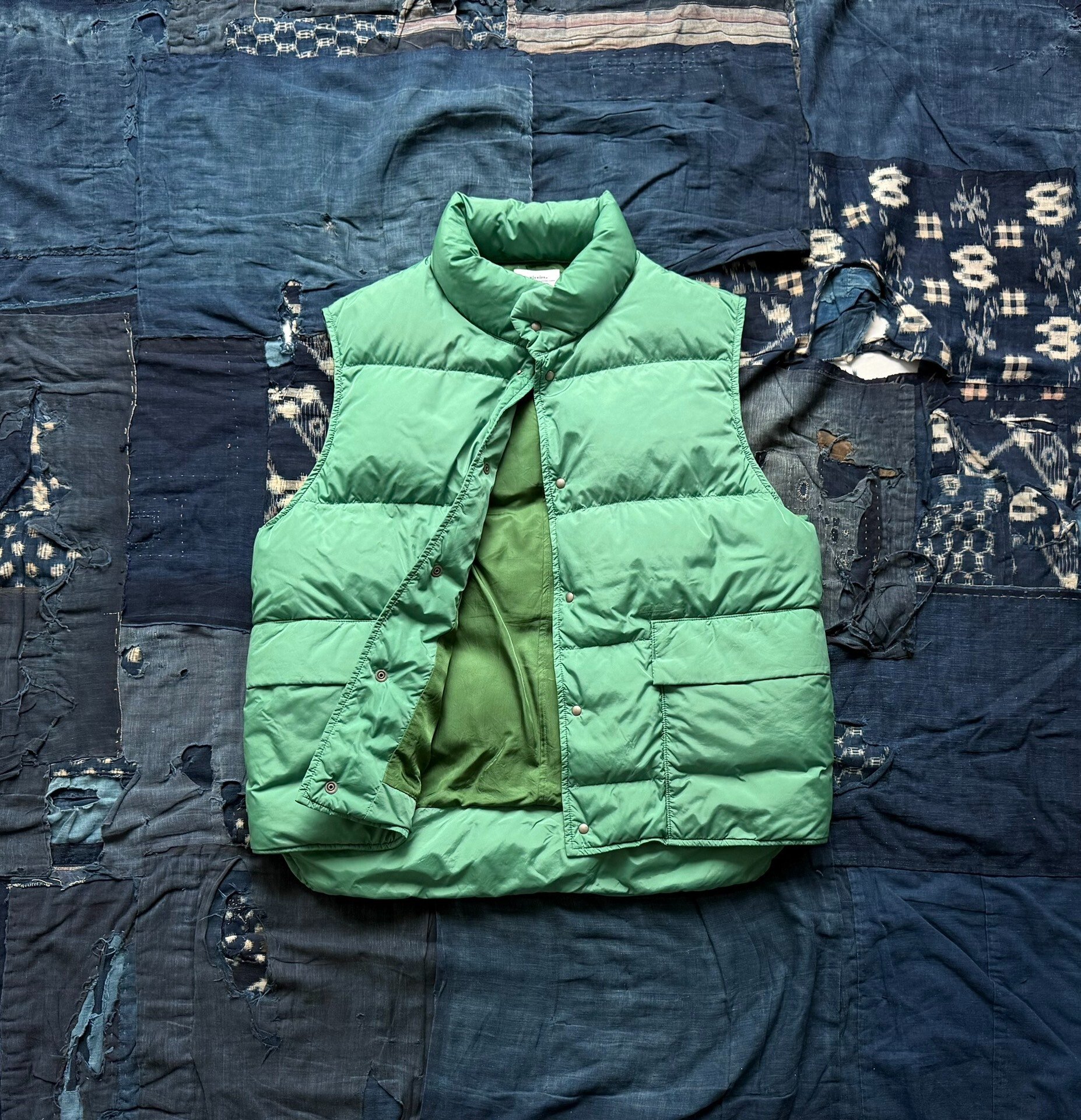 VISVIM 22AW WALKER DOWN VEST — front