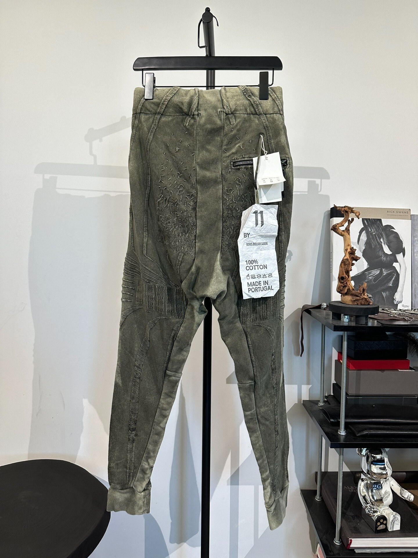 Boris Bidjan Saberi 11by bbs P13 Embroidered Joggers — front