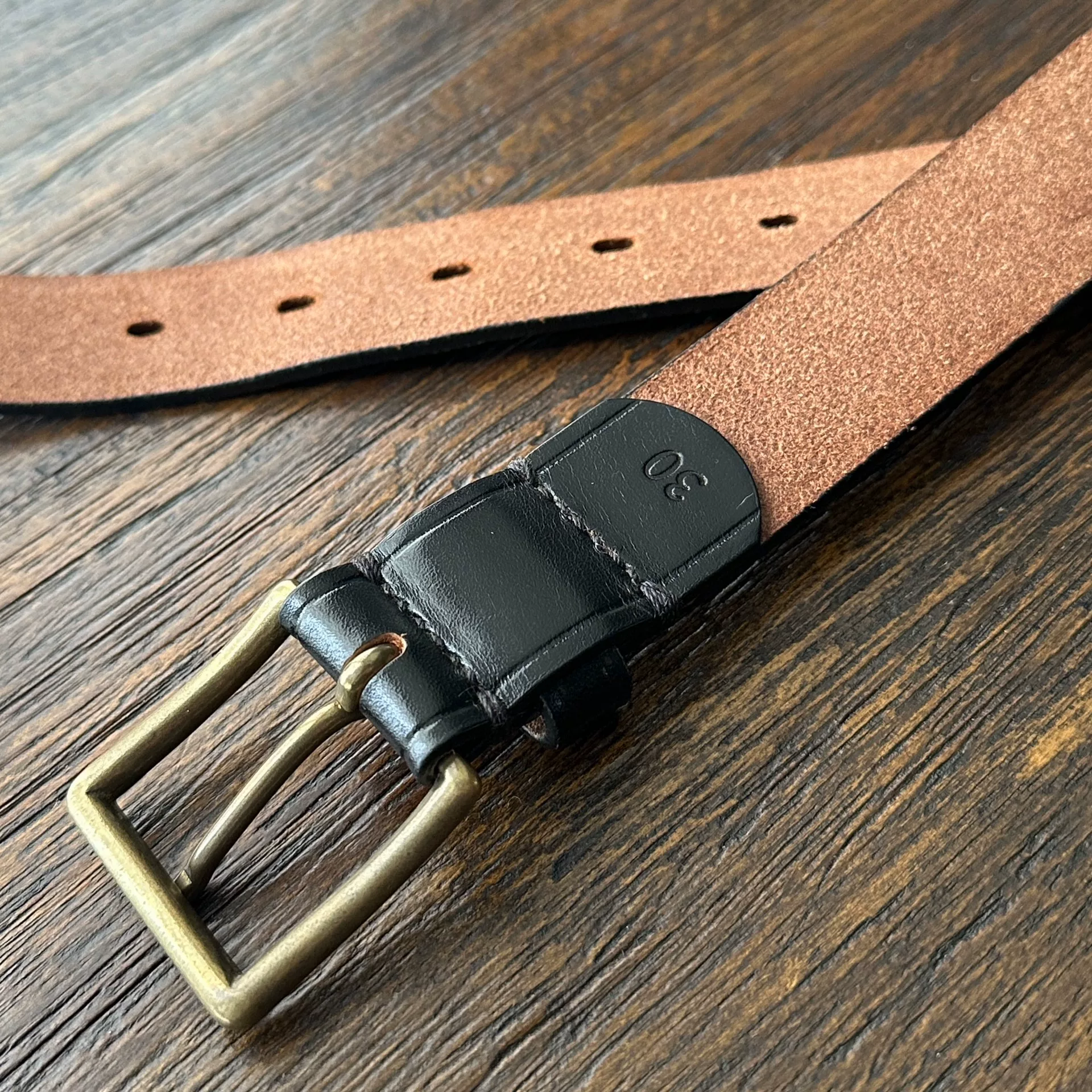 AtLast&co Vintage Tea Core Belt — label