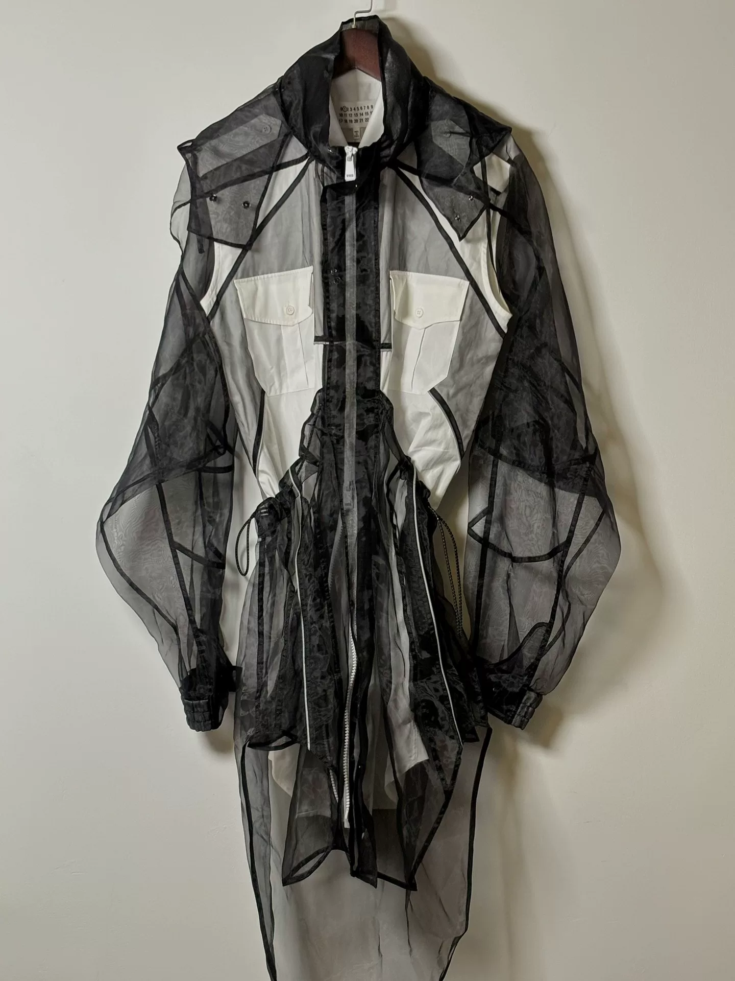 Maison Margiela S/S19 Mesh Overlay Shirt