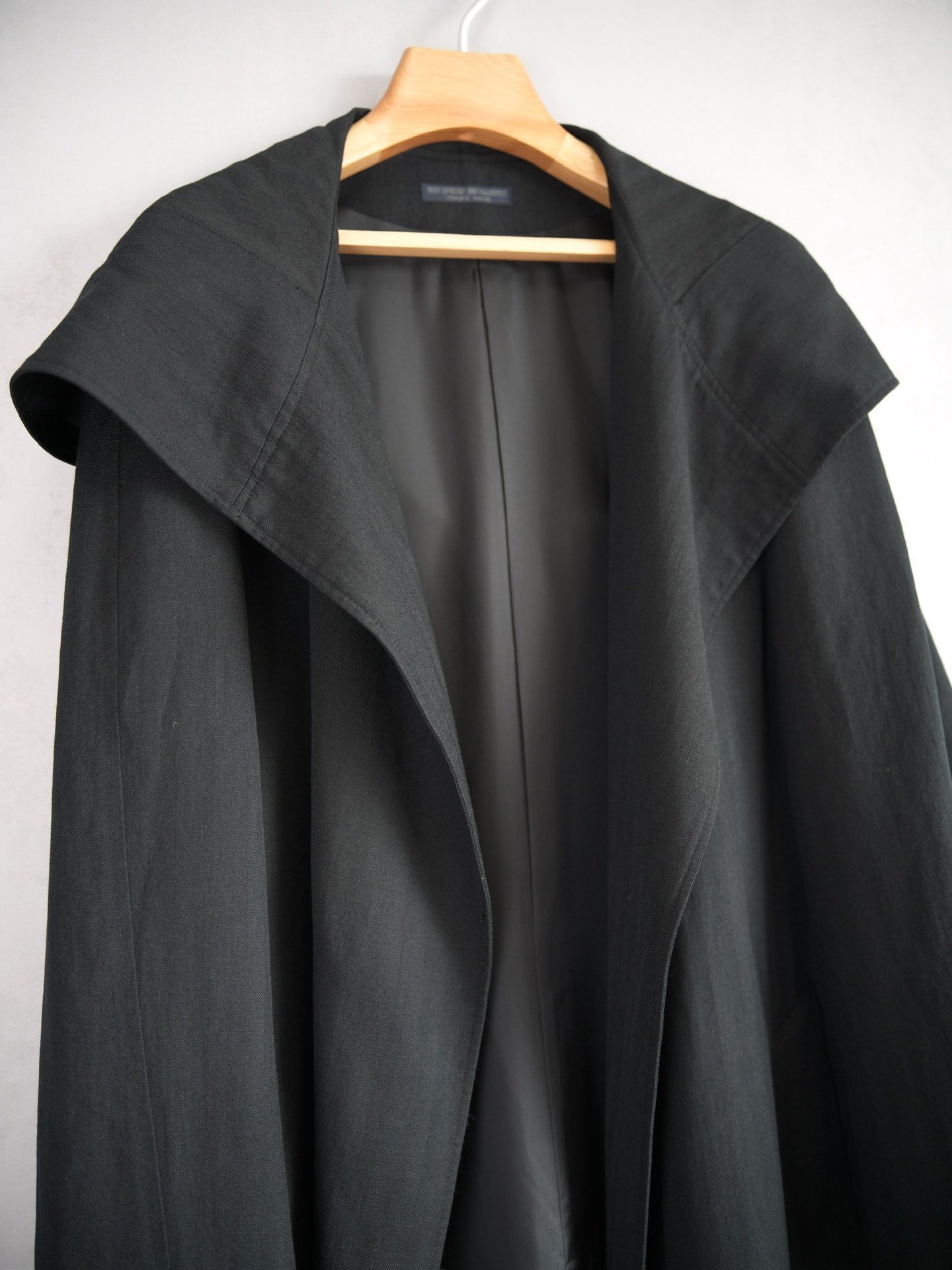 Yohji Yamamoto 14AW Wizard Hat Coat — front