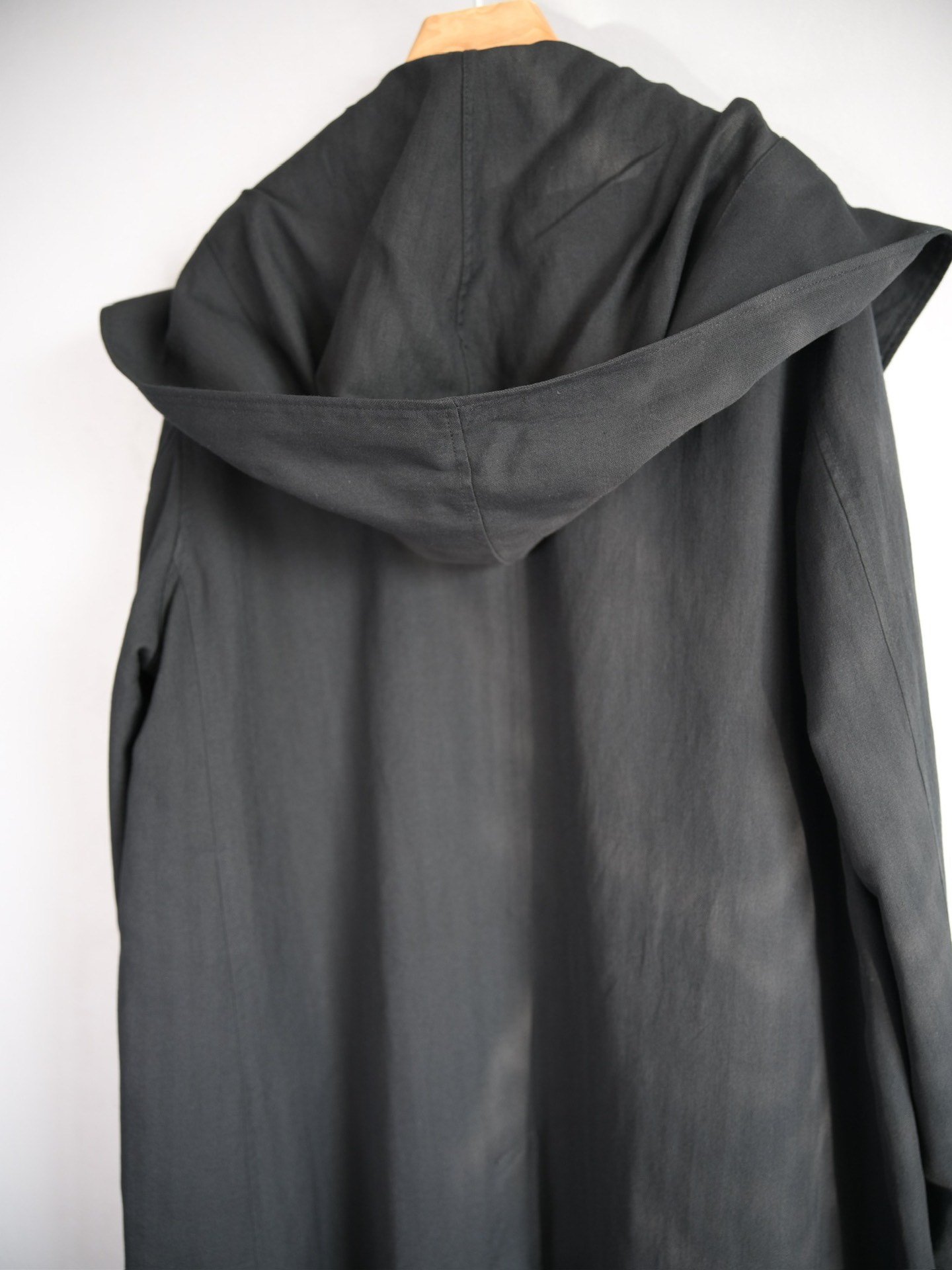 Yohji Yamamoto 14AW Wizard Hat Coat — label