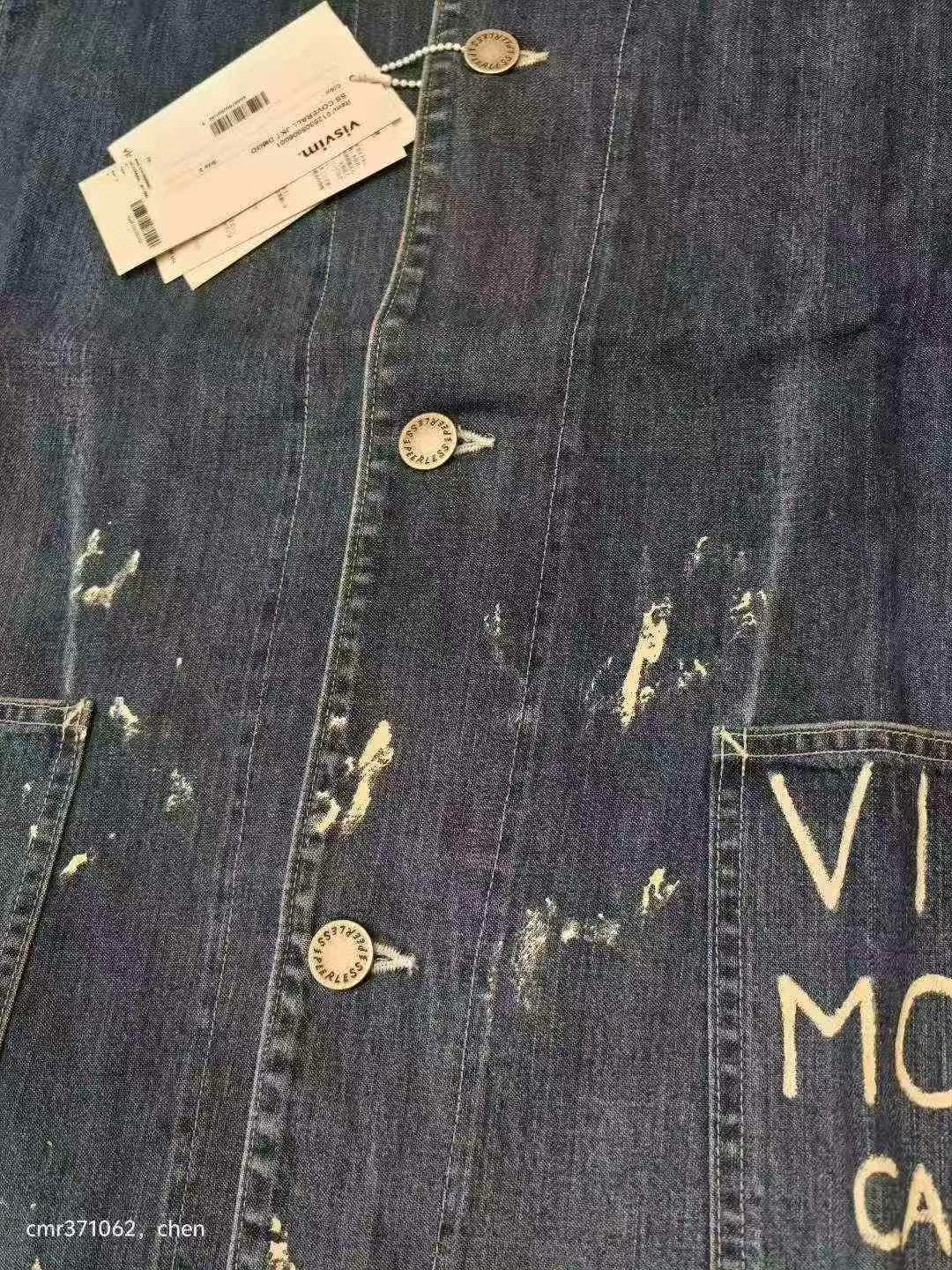 VISVIM 25SS SPOT COVERALL JKT DMGD — label