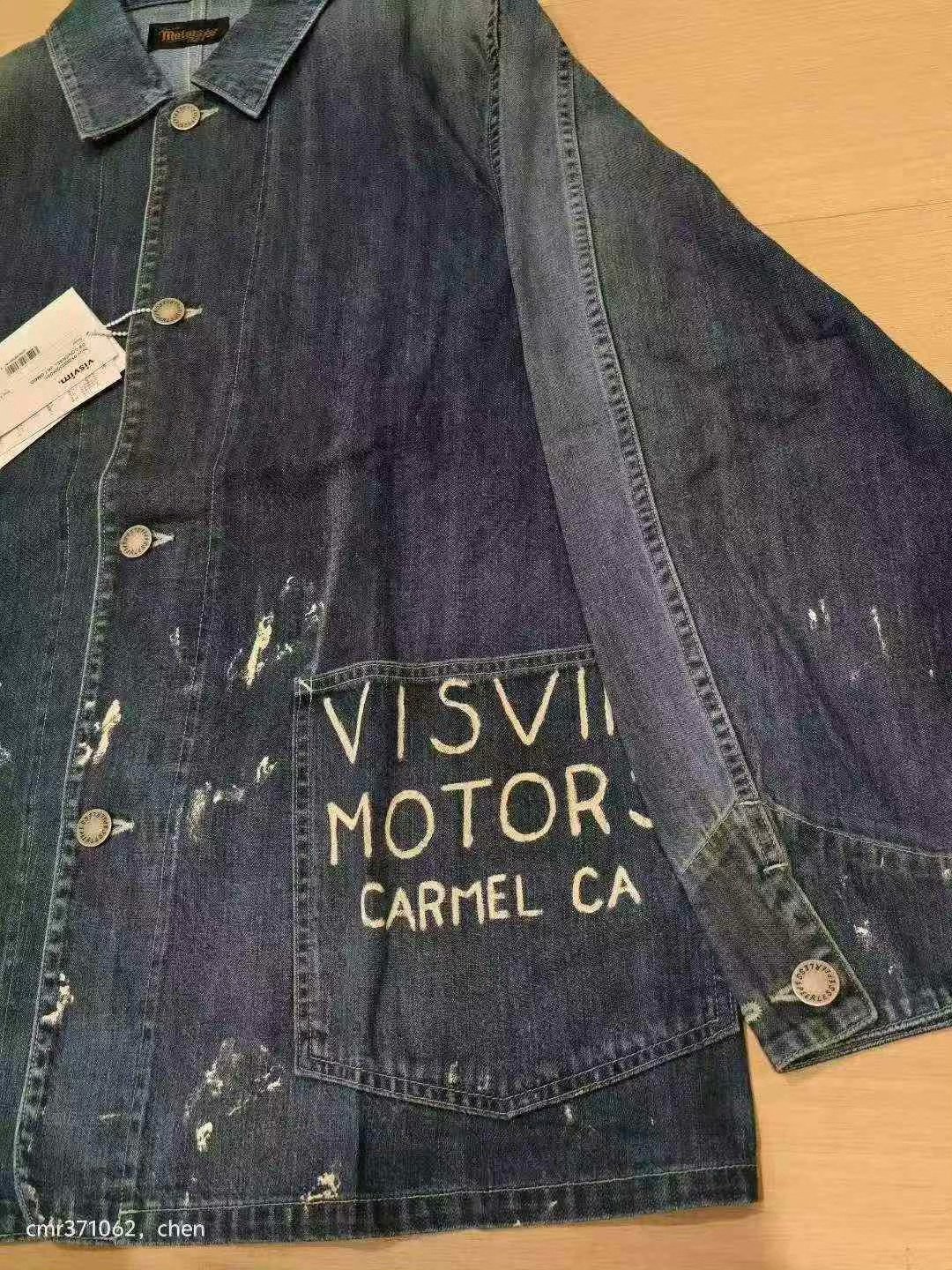 VISVIM 25SS SPOT COVERALL JKT DMGD — back