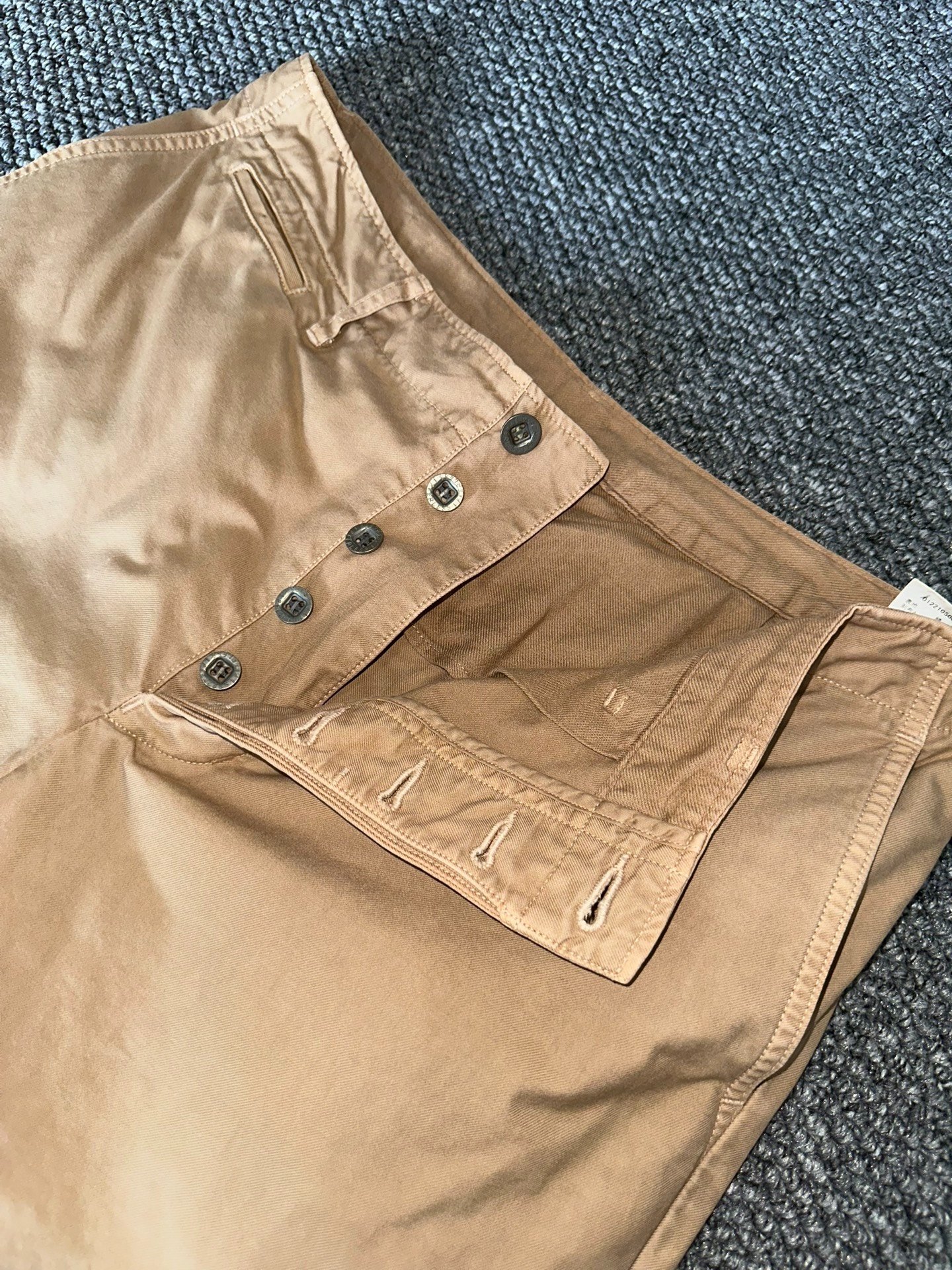 visvim field chino pants — detail