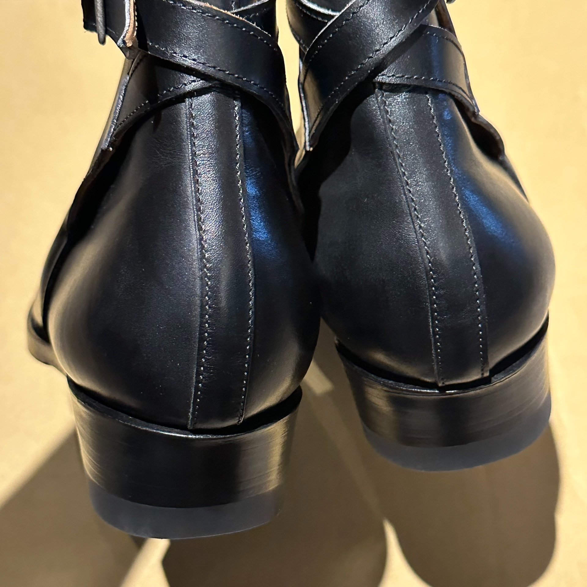 Clinch Jodhpur Calf Leather Handsewn Boots — detail