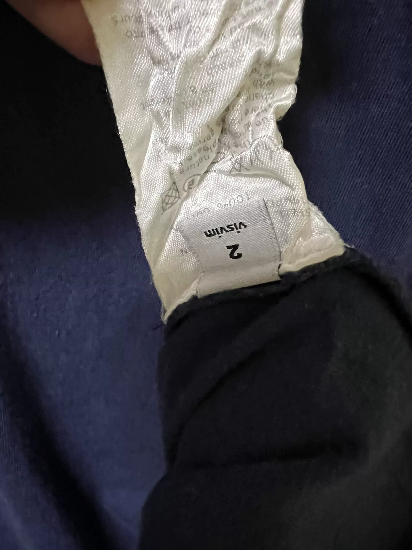 visvim Jumbo Amplus Pocket Tee — label