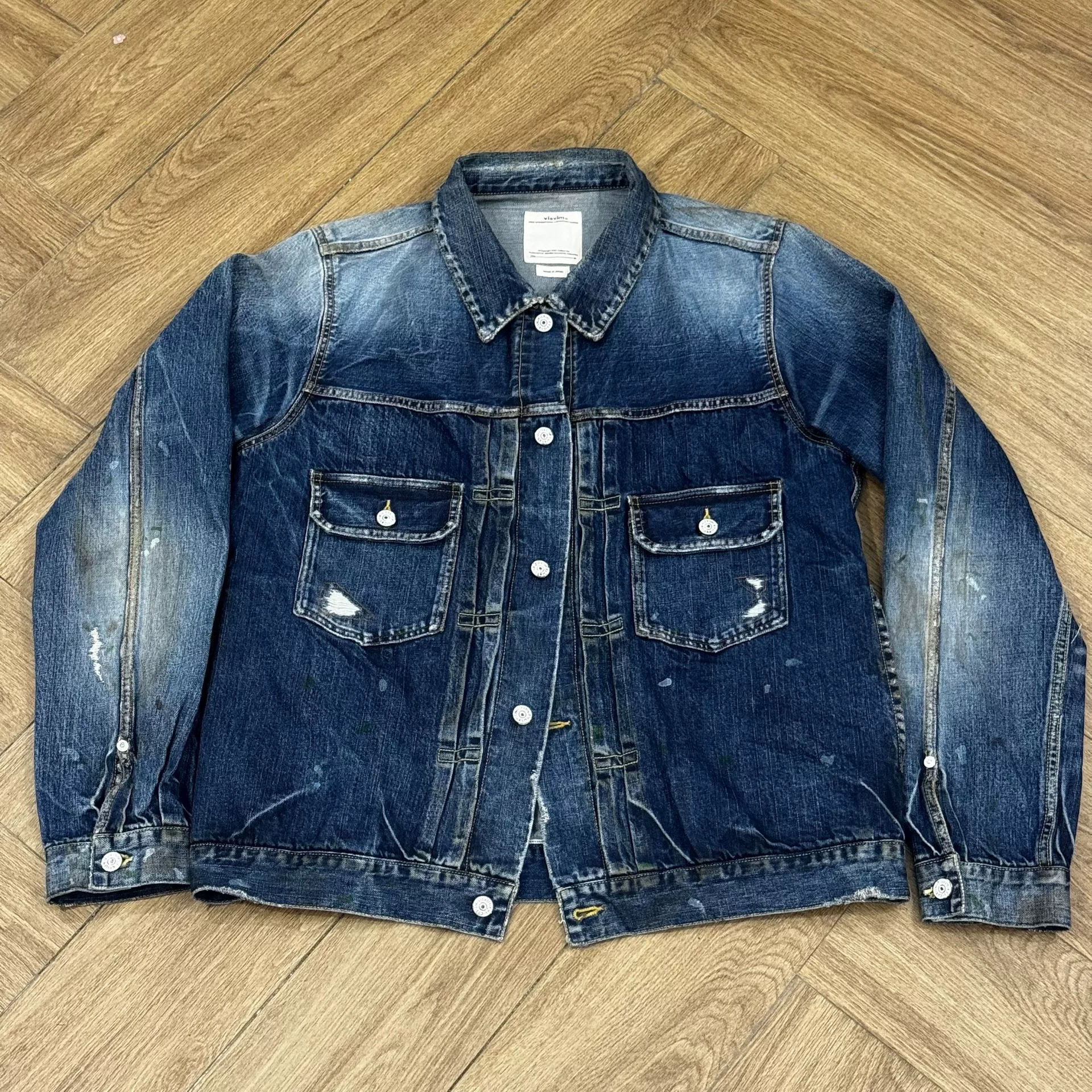 VISVIM 21SS 101 Distressed Denim Jacket