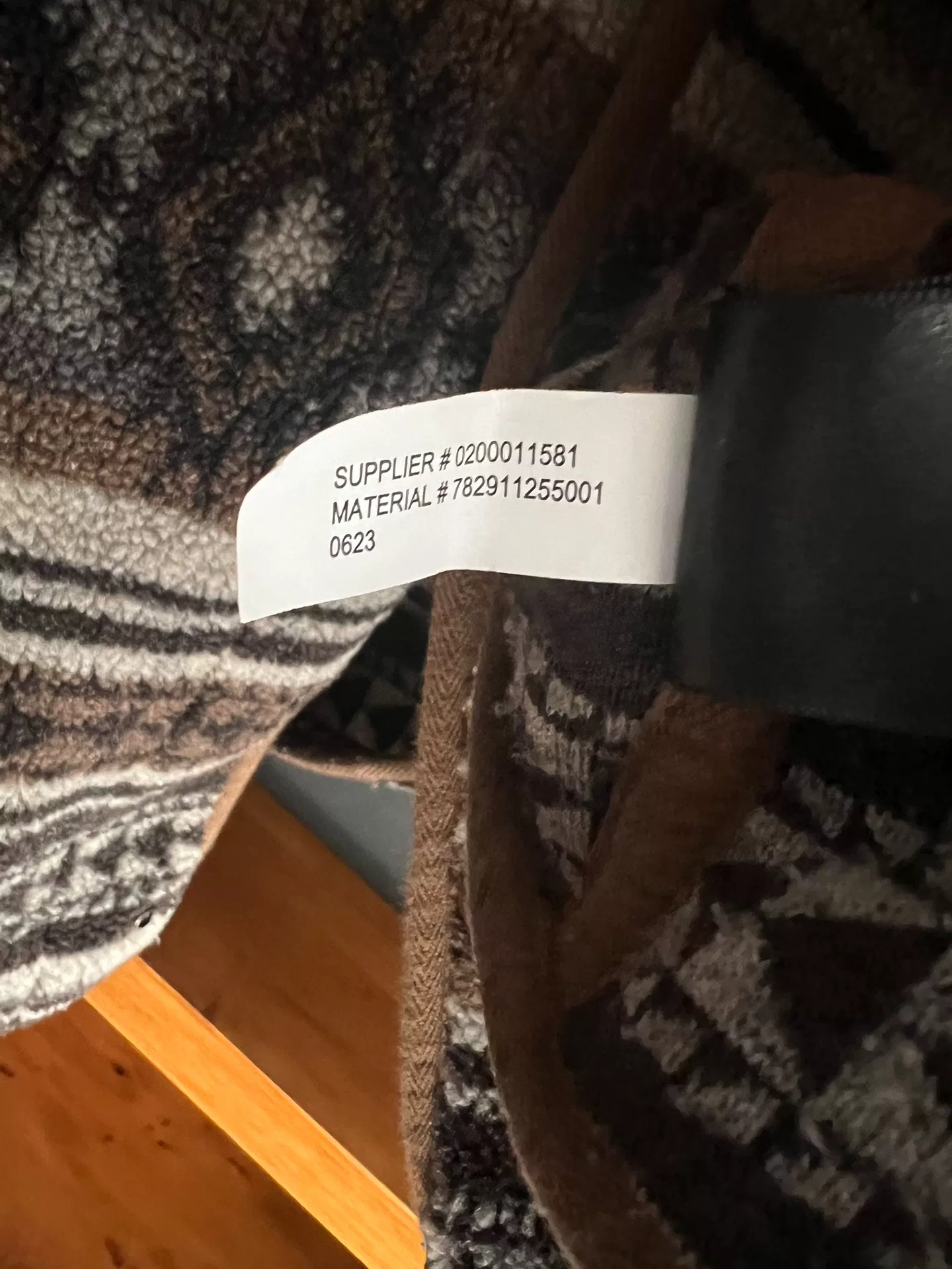 RRL Double RL Wool Navajo Vest — label