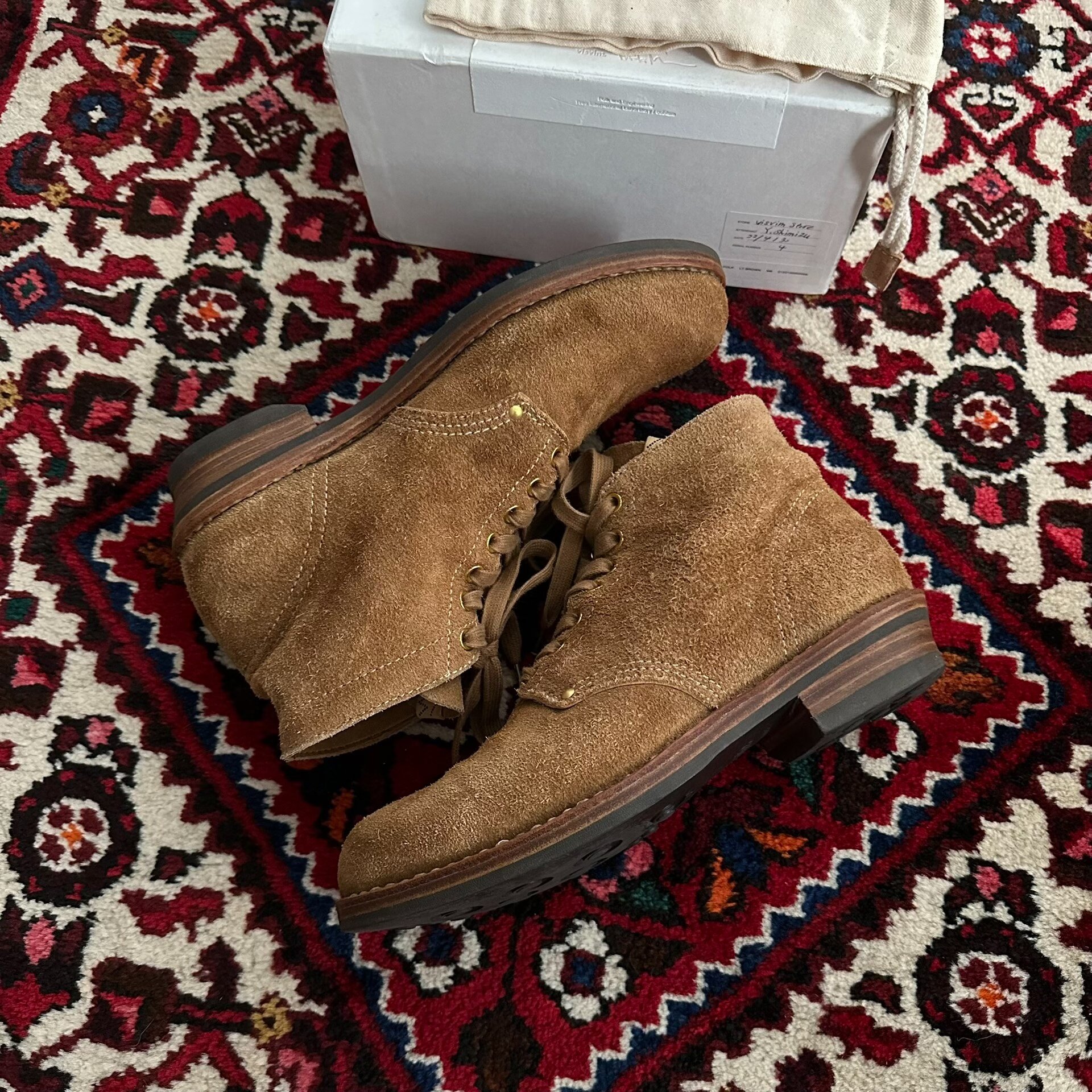 VISVIM 20AW BRIGADIER Boots — label
