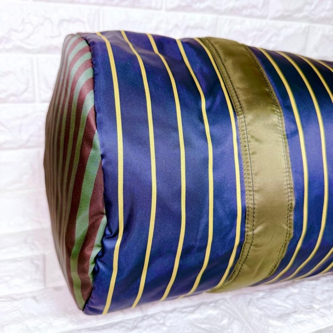 PORTER x Paul Smith Large Tank Bag — label