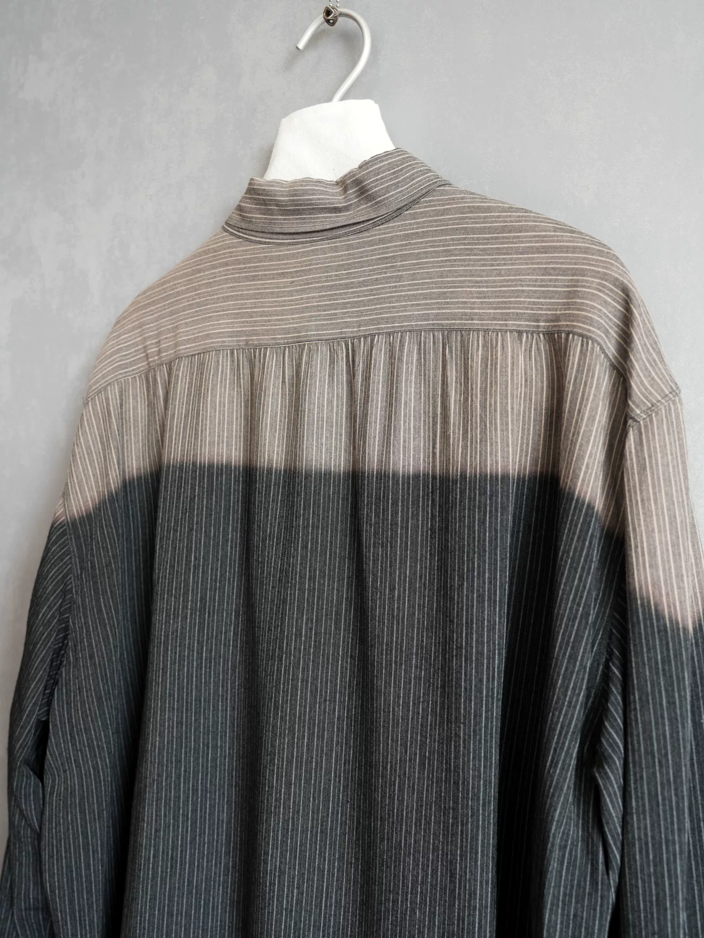 Yohji Yamamoto 96AW Striped Faded Shirt — back