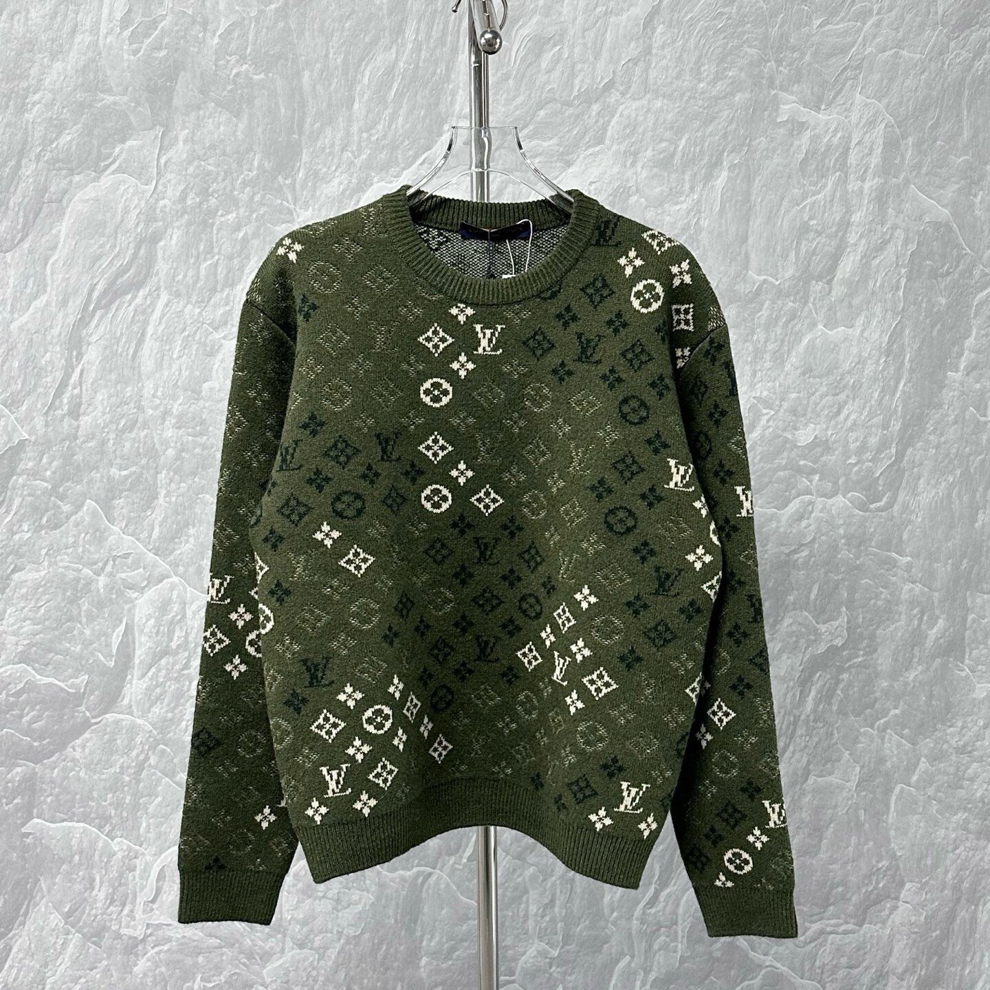 Louis Vuitton SS26 Monogram All-Over Print Sweater