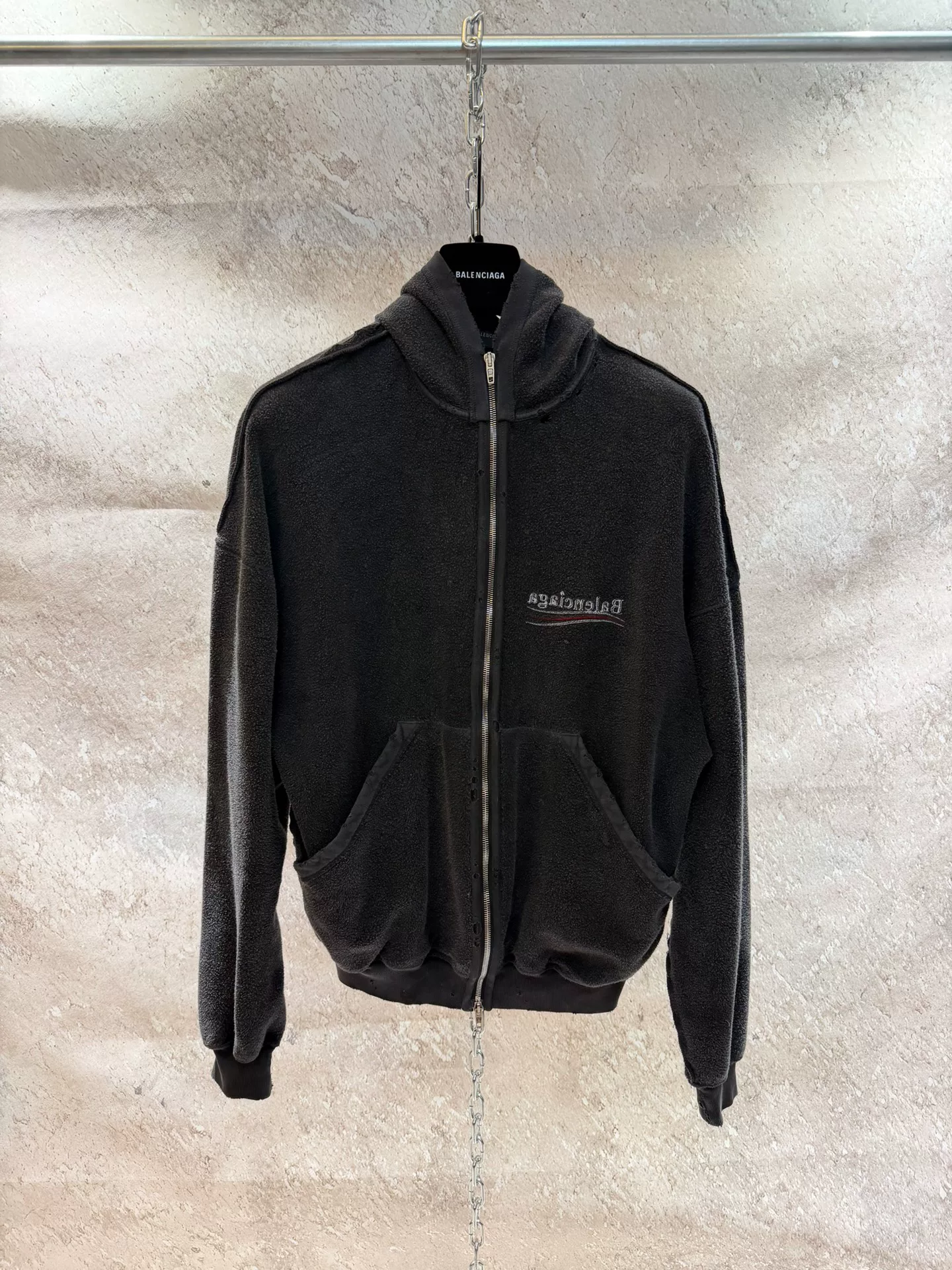 Balenciaga Double-Sided Zip-Up Jacket