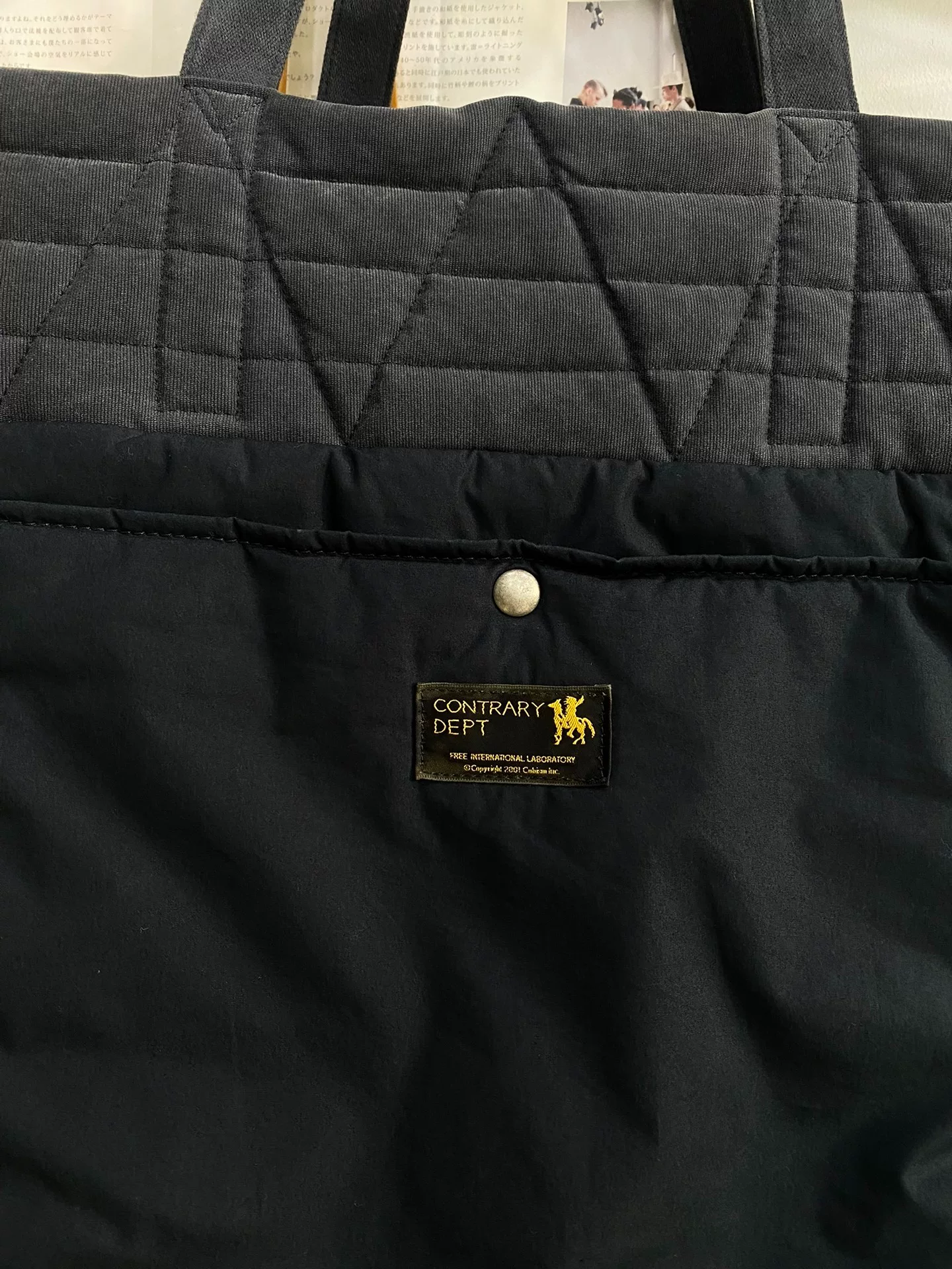 VISVIM 22AW N.A.P. TOTE Bag — back