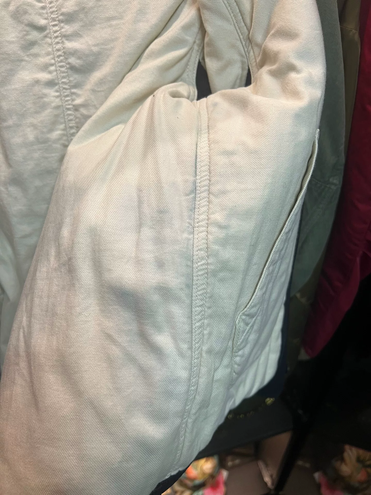 visvim iris down jacket — detail