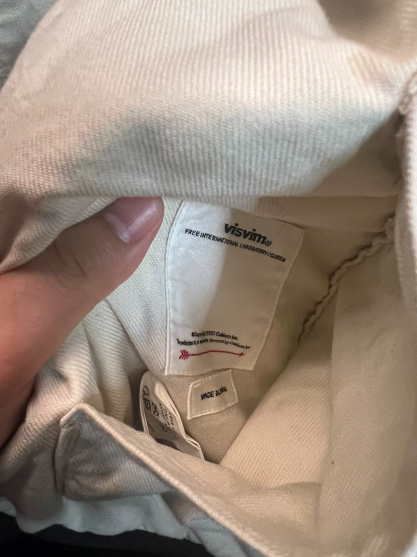 visvim iris down jacket — back
