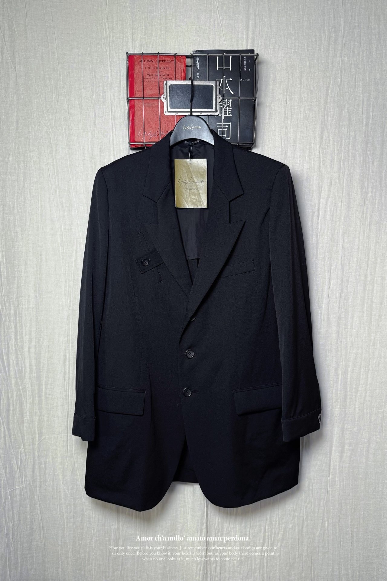 Yohji Yamamoto 23ss GABA Blazer — front
