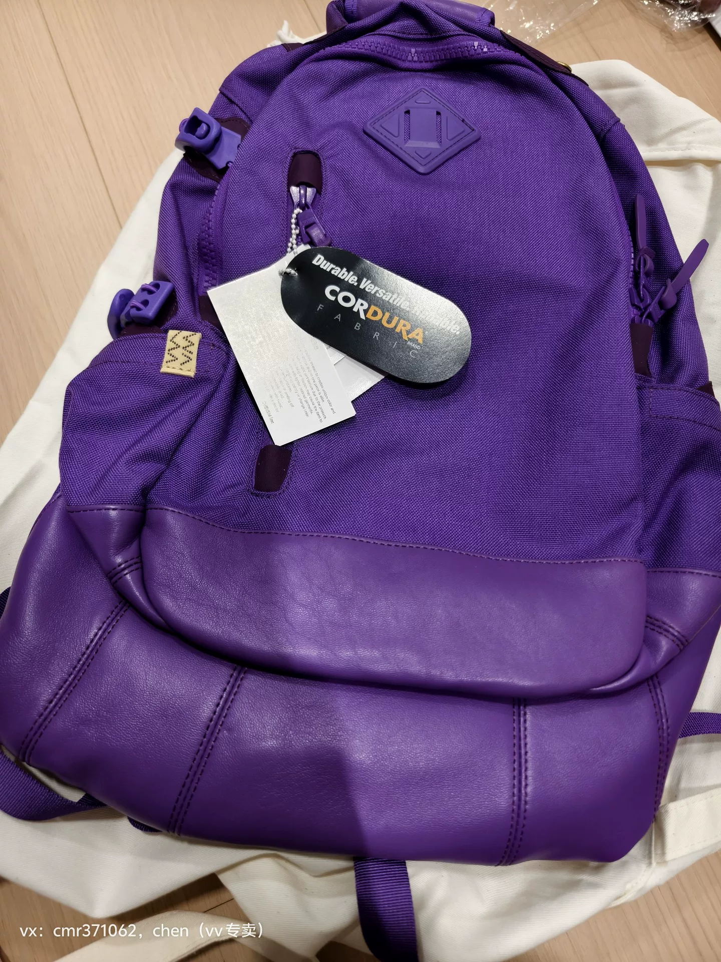 visvim 25SS 20L Purple Backpack — back
