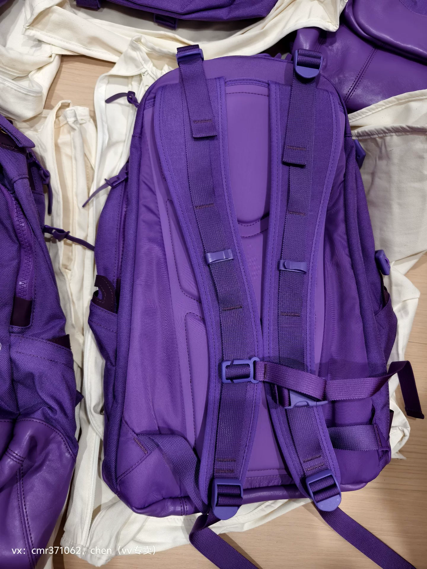 visvim 25SS 20L Purple Backpack — detail
