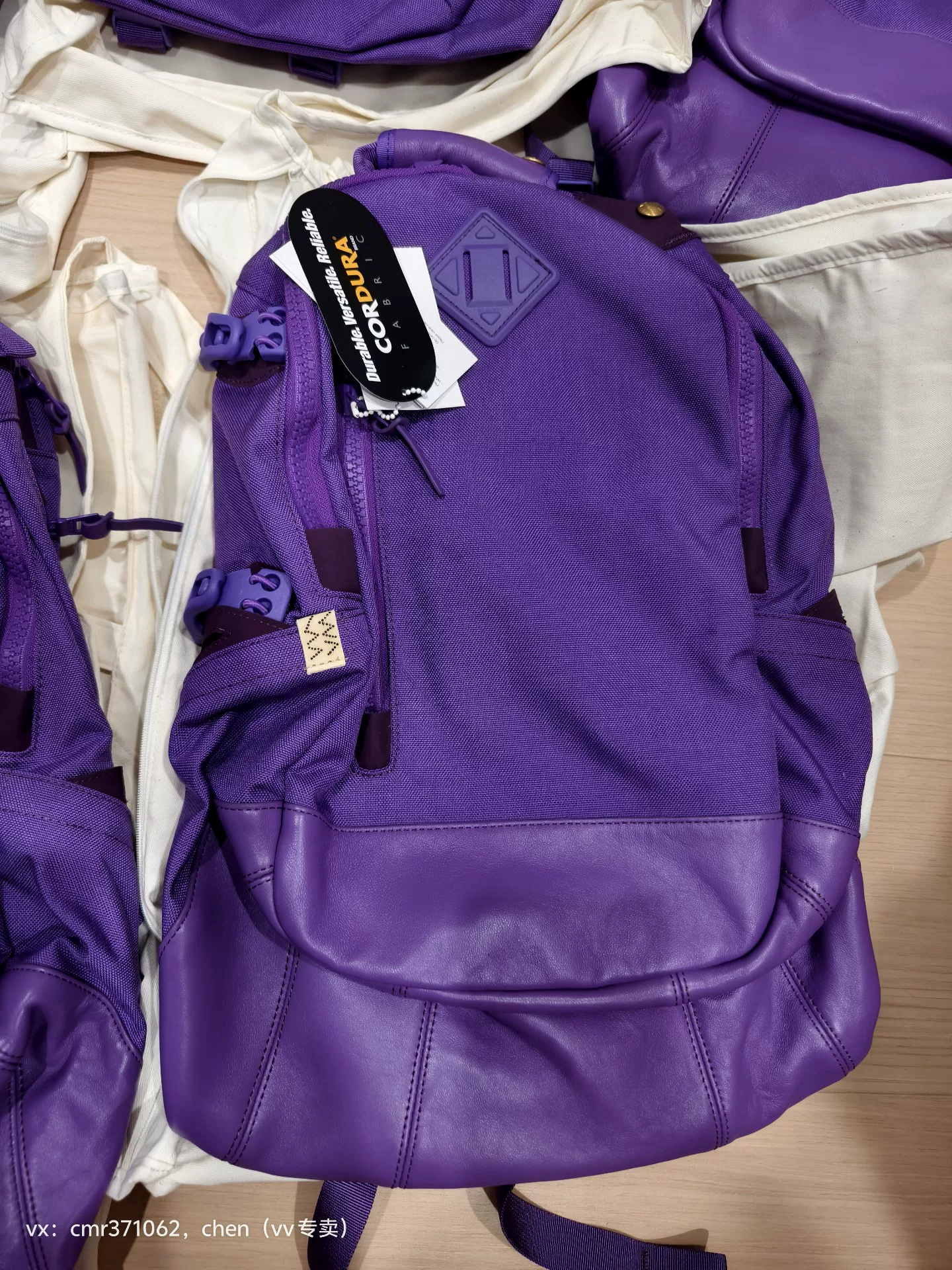 visvim 25SS 20L Purple Backpack — front
