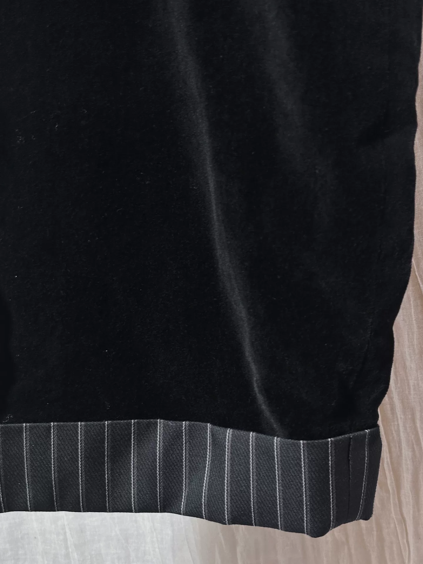 Yohji Yamamoto 22AW Velvet Pants — label