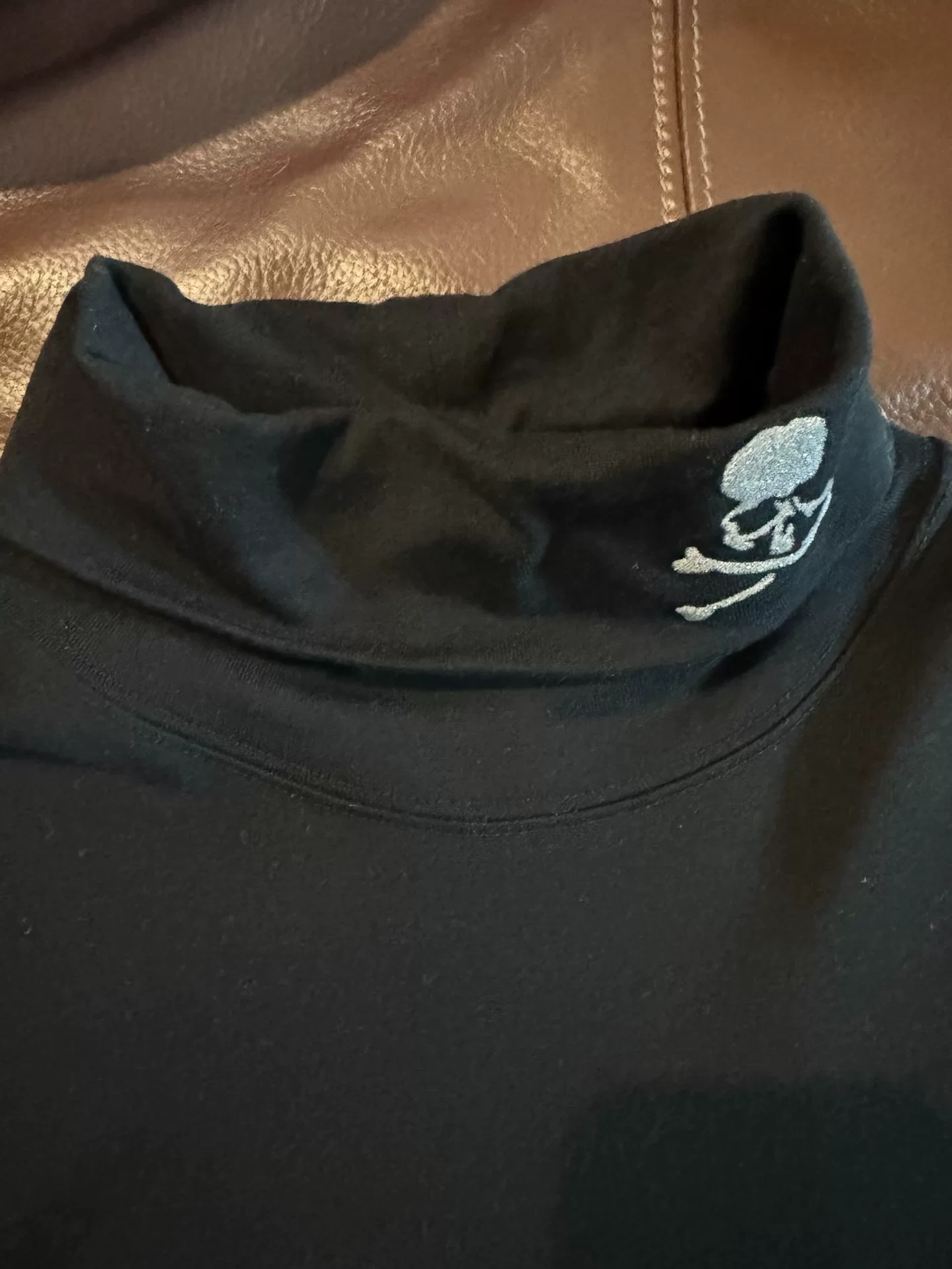 MMJ Mastermind Japan Turtleneck T-shirt — label