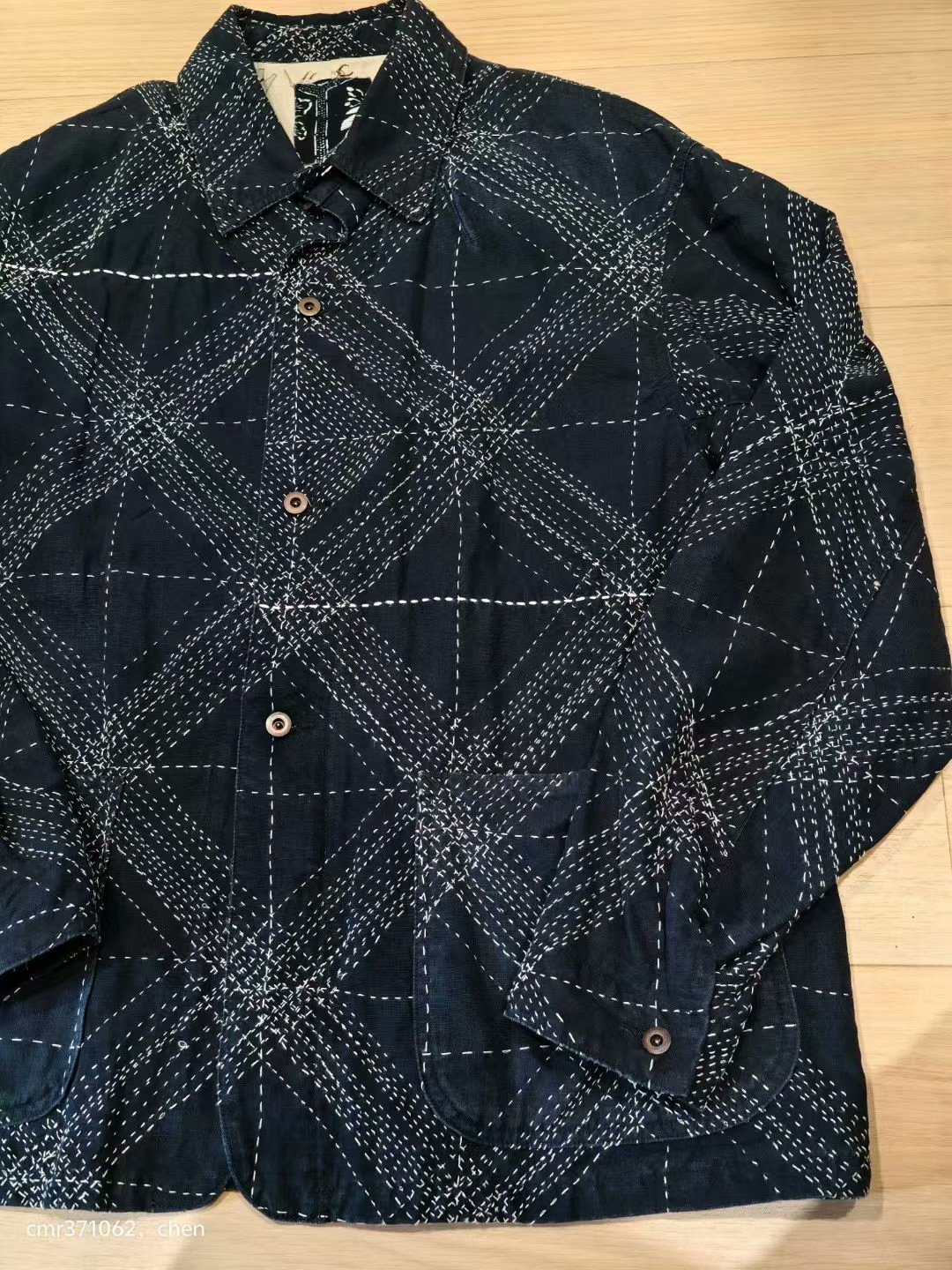 VISVIM 22 ICT Coverall Sashiko — detail
