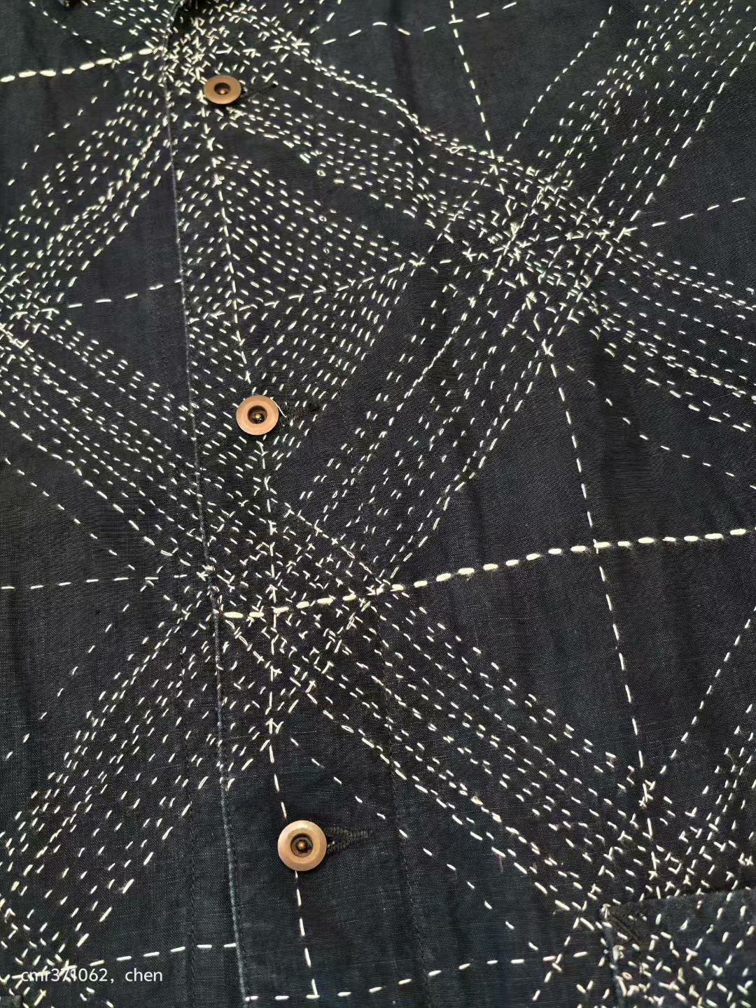 VISVIM 22 ICT Coverall Sashiko — back