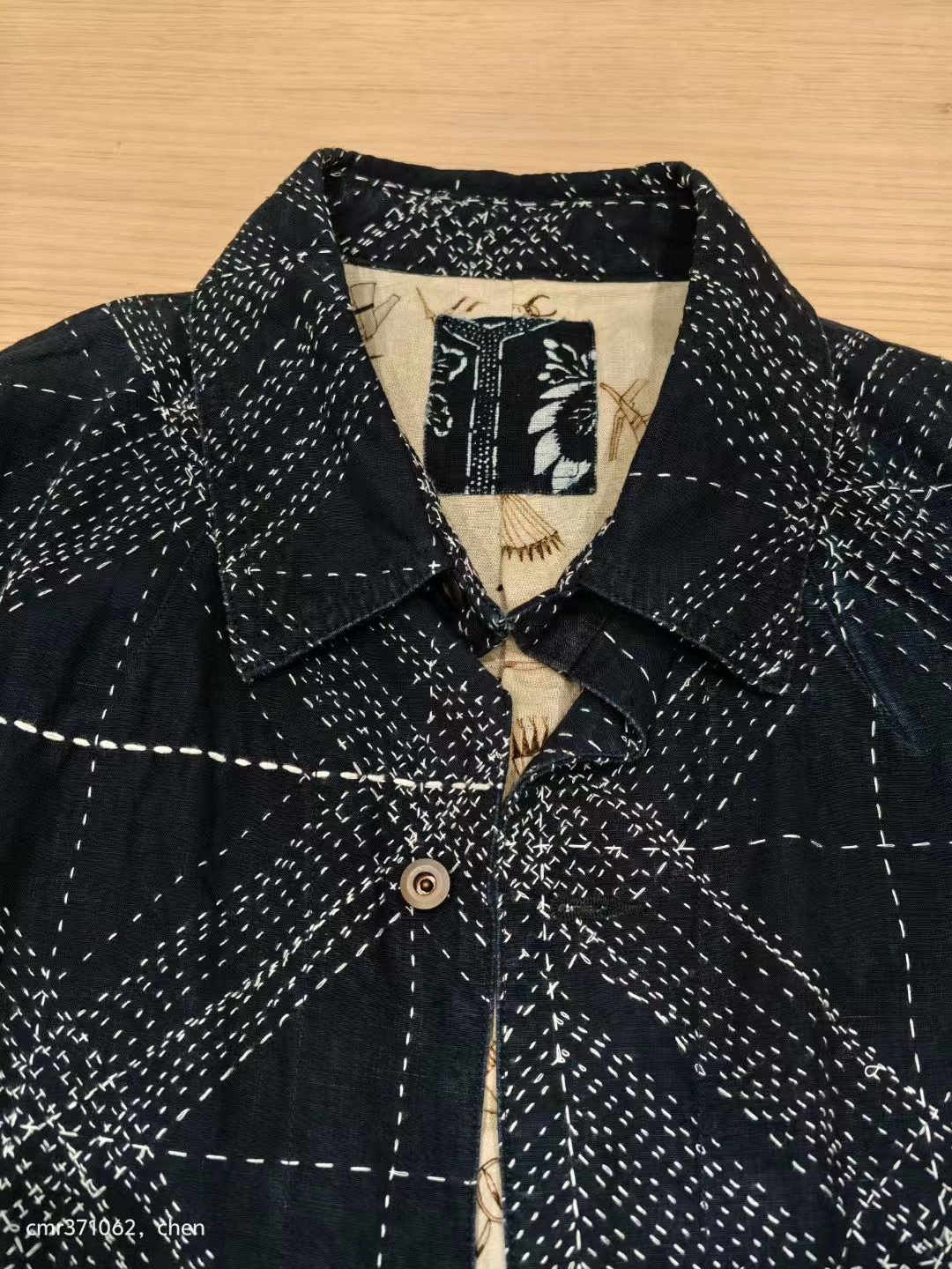 VISVIM 22 ICT Coverall Sashiko — front