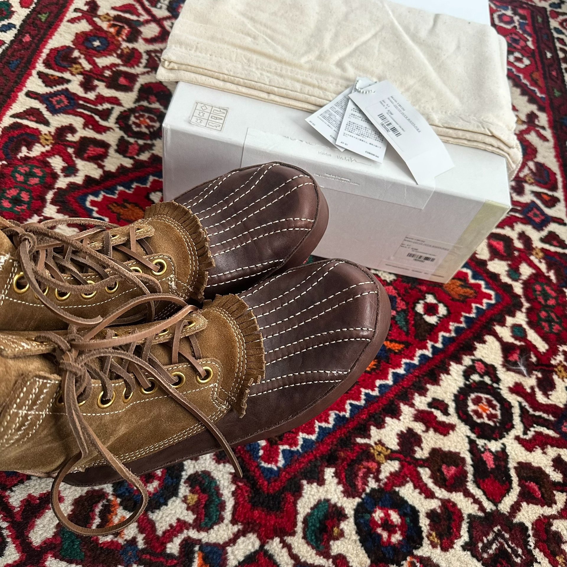 VISVIM 22AW DECOY DUCK BOOTS 9.5 — detail