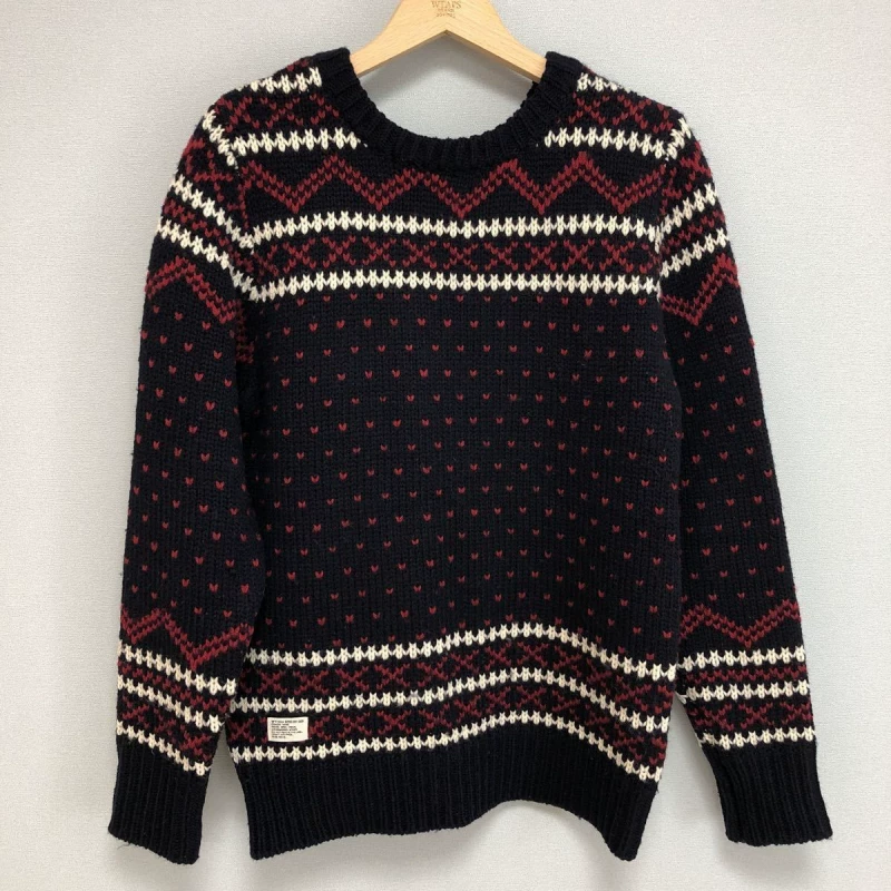 WTAPS MONTBLANC Crew Neck Striped Sweater