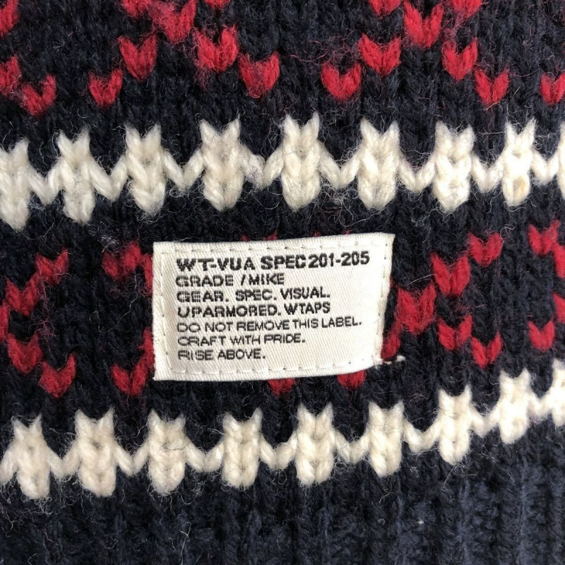 WTAPS MONTBLANC Crew Neck Striped Sweater — back