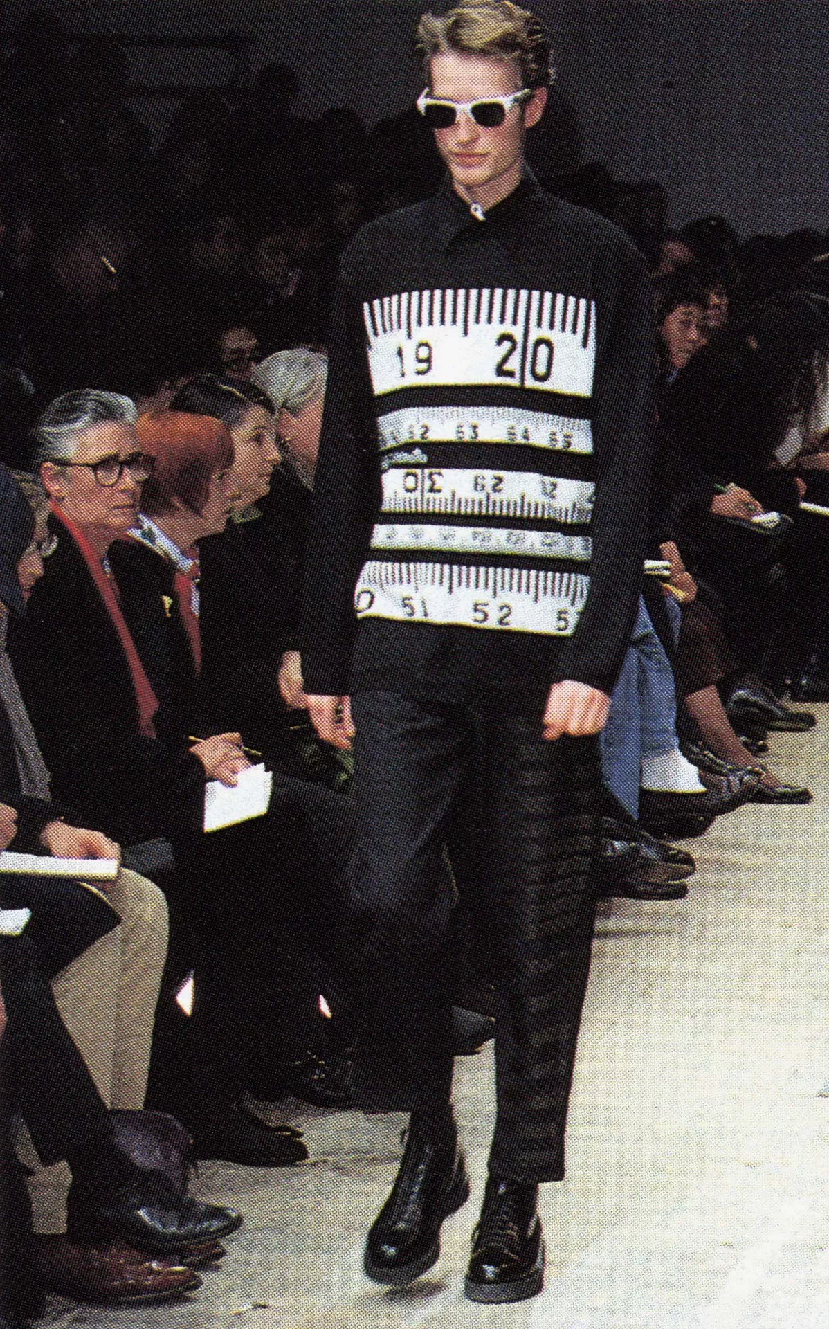 Yohji Yamamoto 95AW Wool Knit Top — front