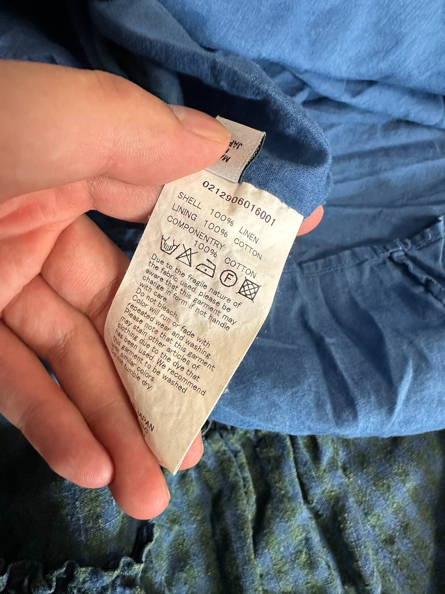 visvim Vintage Linen Dress — back
