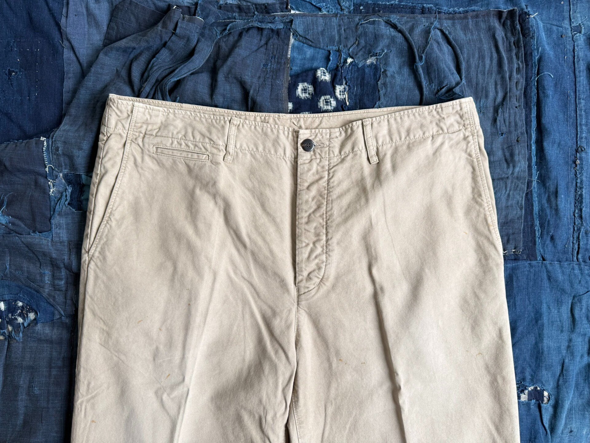 VISVIM 24SS Field Chino Pants DMGD — back