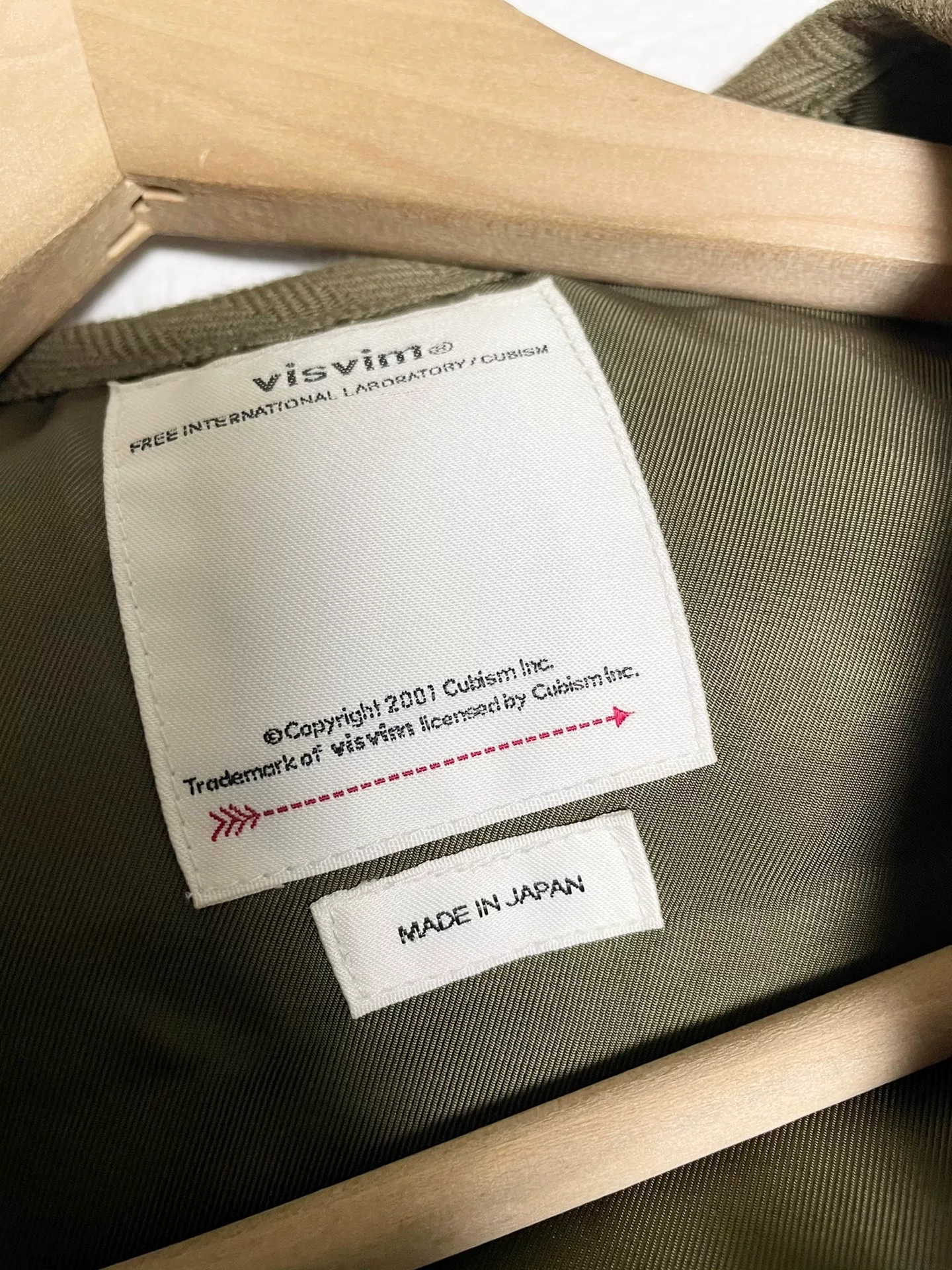 VISVIM HARRIER Down Vest — back