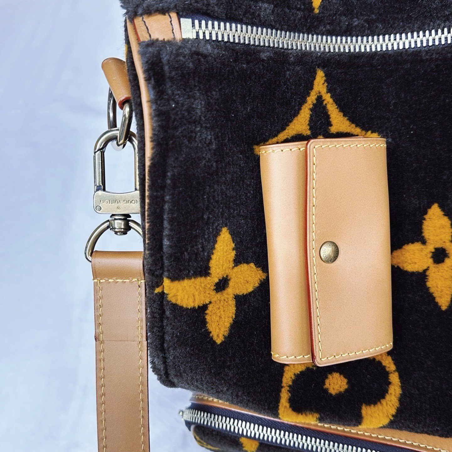 Louis Vuitton Keepall Travel Bag — label