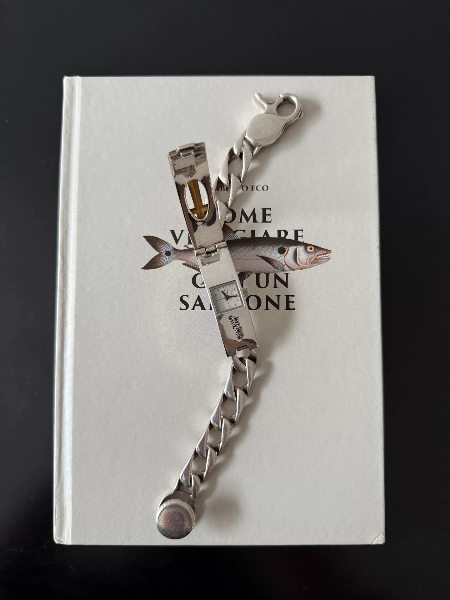 Jean Paul Gaultier Cross Bracelet Watch — back