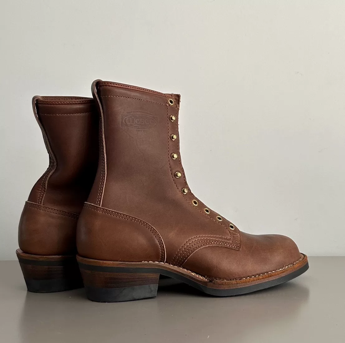 Wesco Packer Western Boots — front
